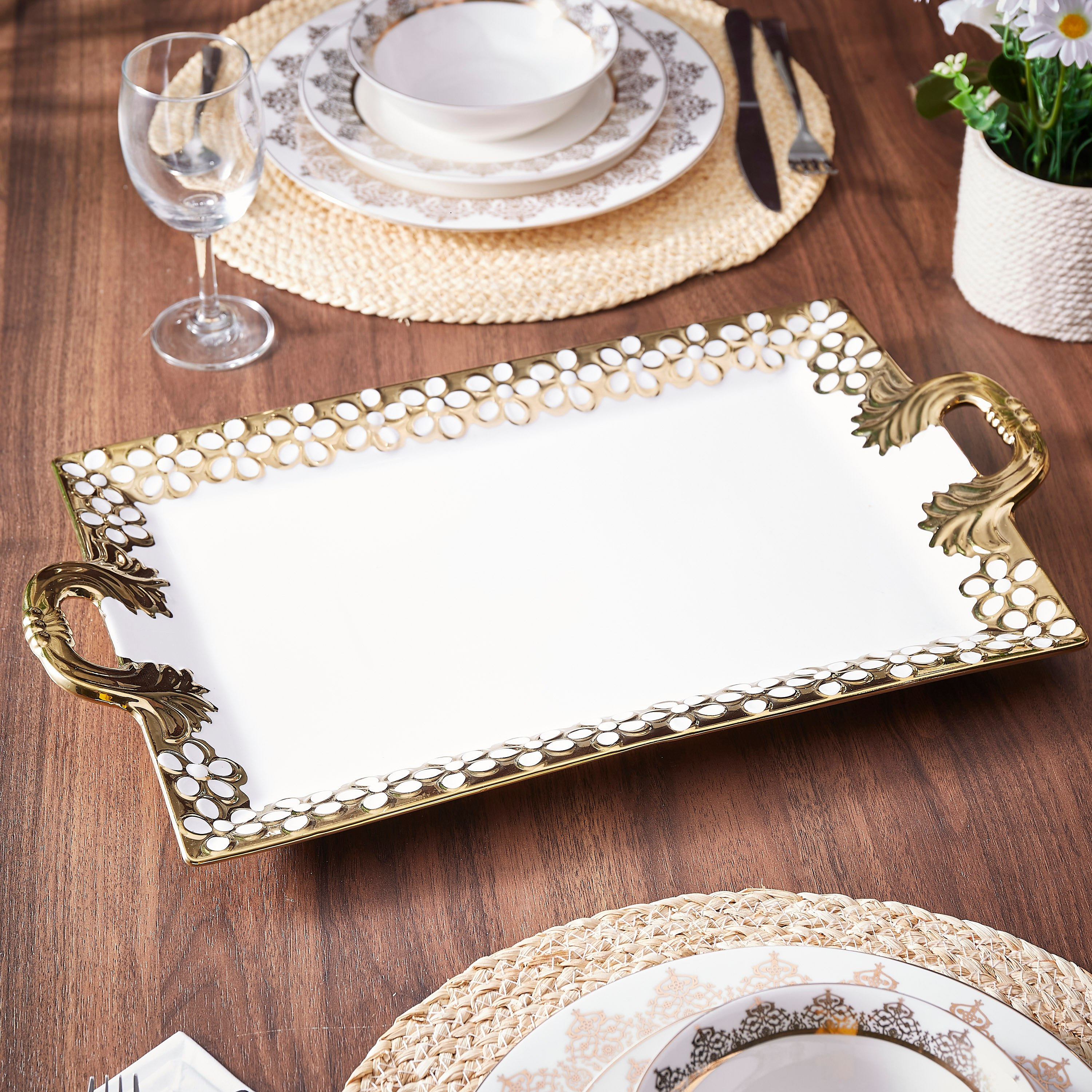 صينية تقديم من فيستيف - 48x28 سم-hbxhomeware-hbxkitchen-image-1