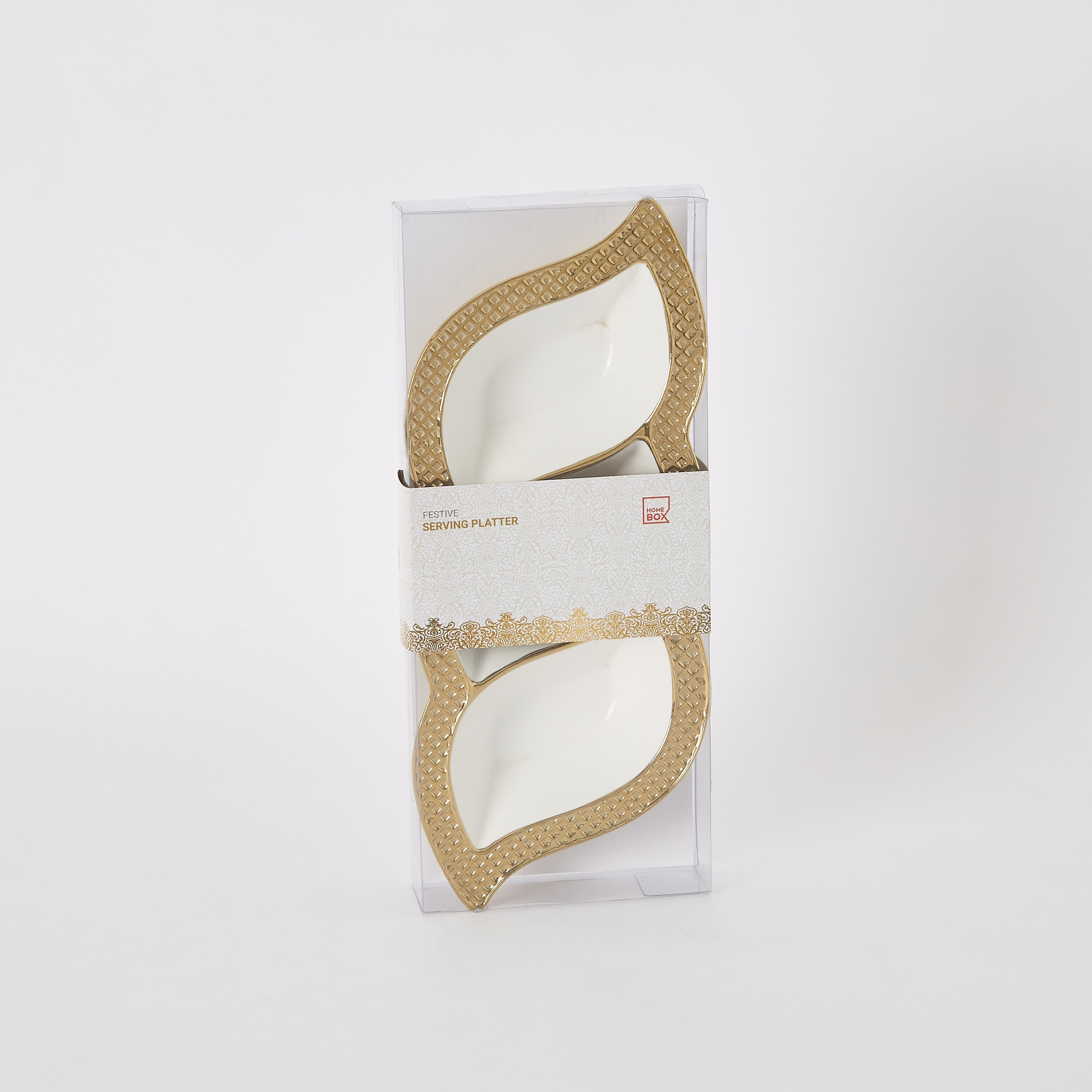 طقم صحون تقديم 3 أقسام- 35x14 سم-hbxdecorandfurnishings-tabletop-serveware-image-5