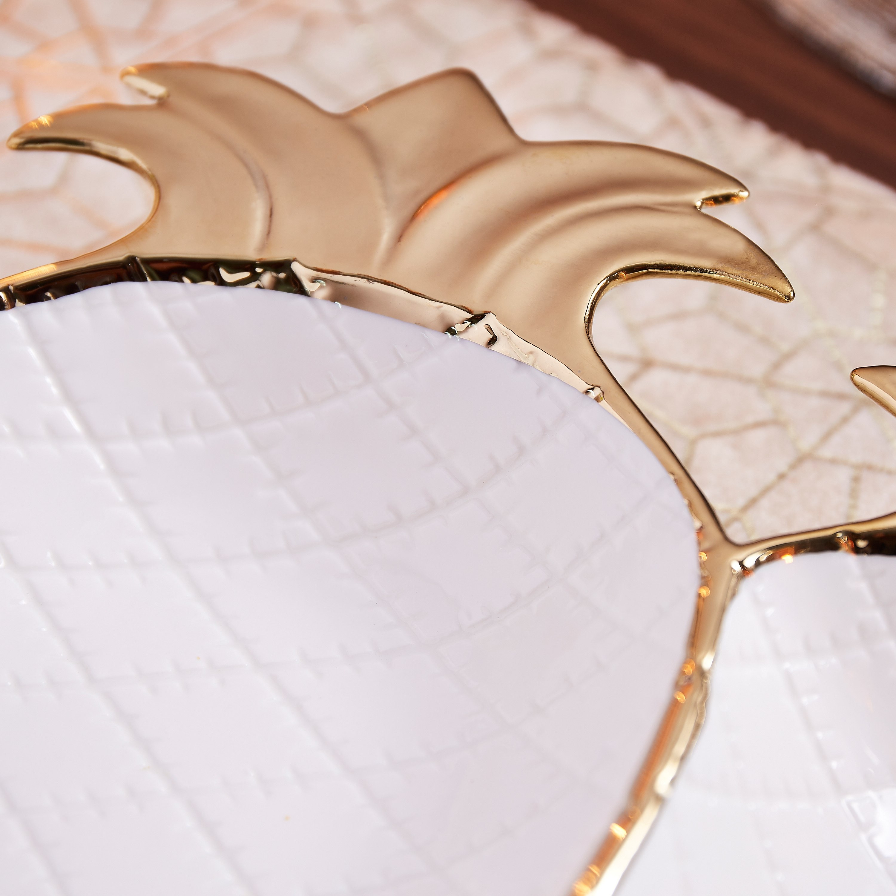 طبق بتصميم أناناس مكون من 3 أقسام - 33x19 سم-hbxdecorandfurnishings-tabletop-serveware-image-3