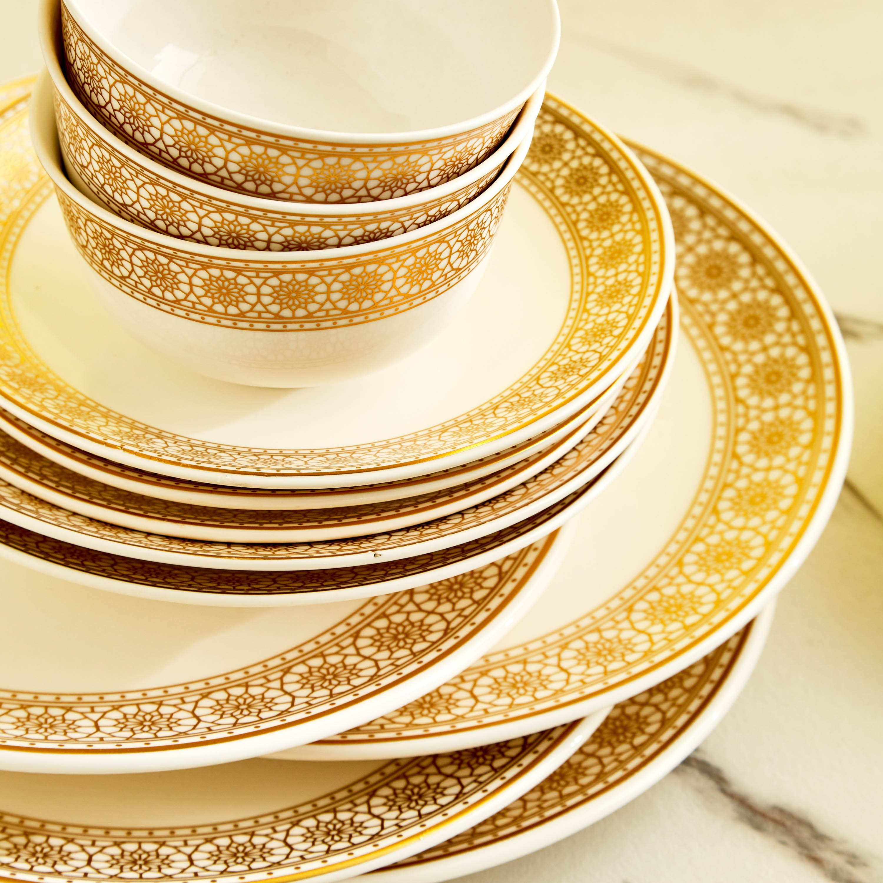 طقم عشاء 16 قطعة من مشربية-hbxhomeware-hbxkitchen-image-2