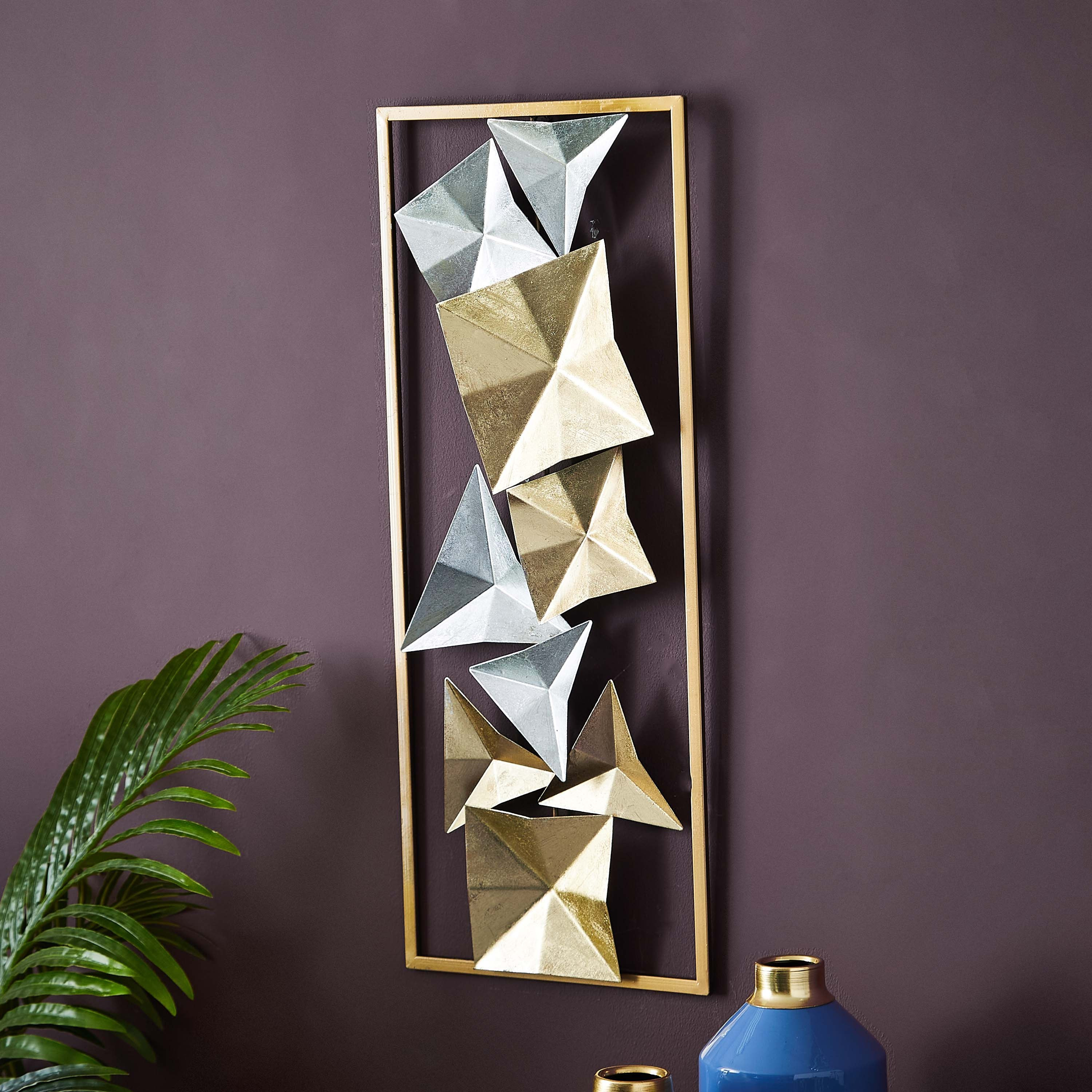 زينة حائط معدنية مؤطرة من آريس-hbxdiningroom-walldecor-wallart-image-2