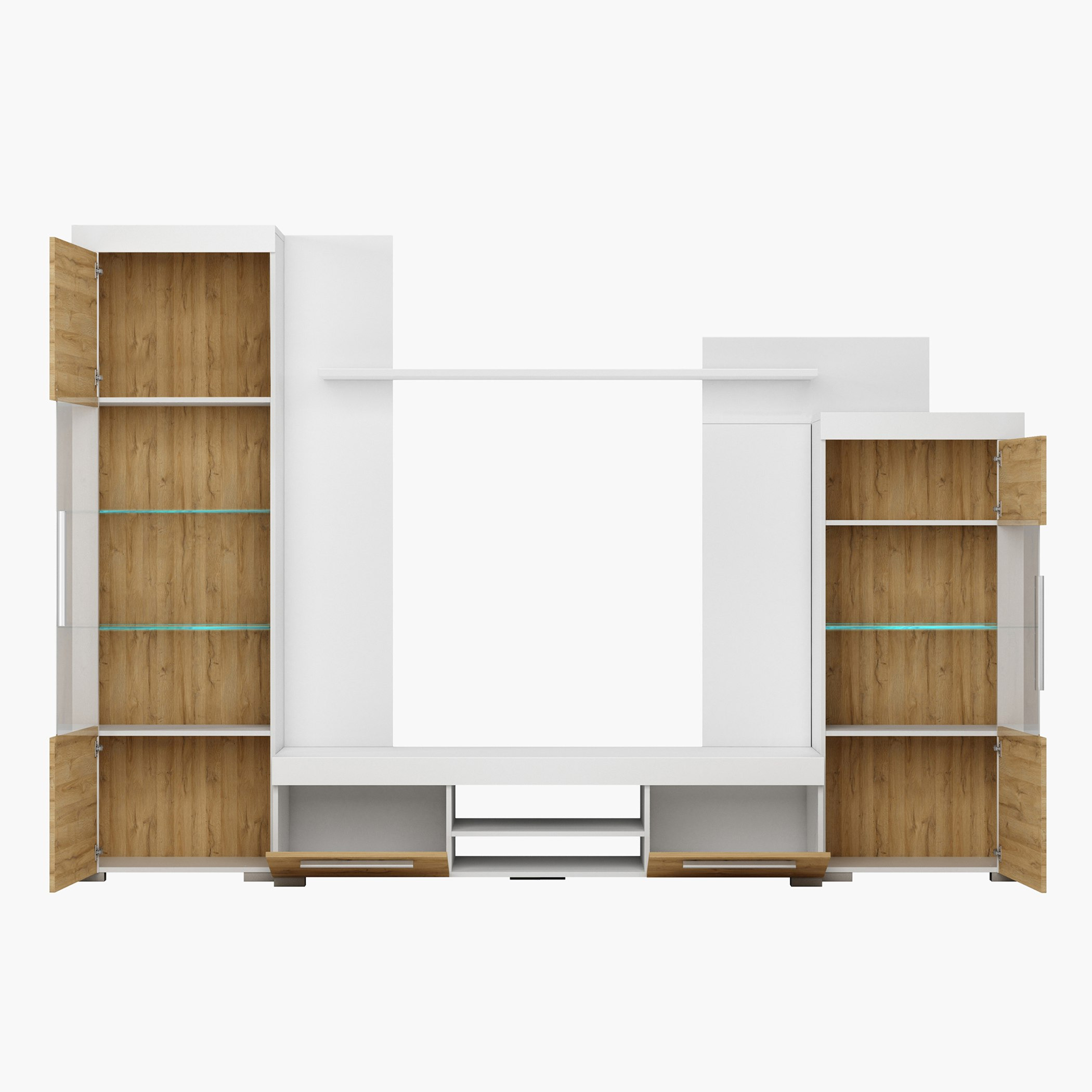 وحدة حائط للتلفزيونات حتى 70 بوصة من آفيو-hbxlivingroom-mediaunitsandstorage-wallunits-image-5
