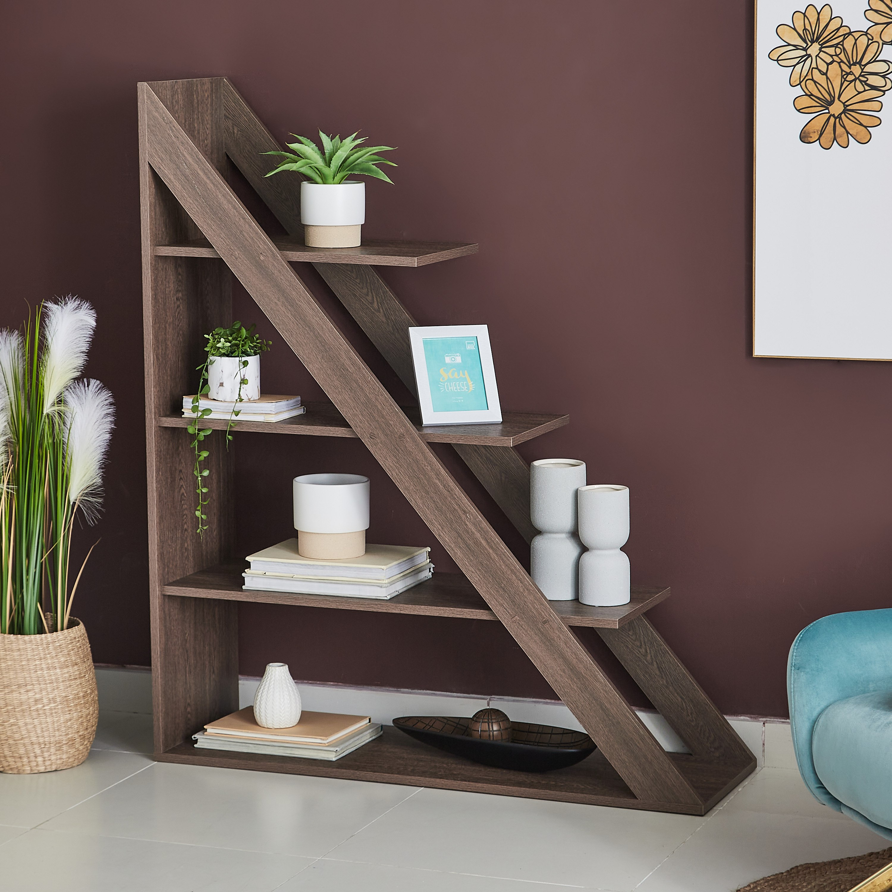 خزانة كتب بـ 4 أرفف من كريستينا-hbxfurniture-office-bookcases-image-1