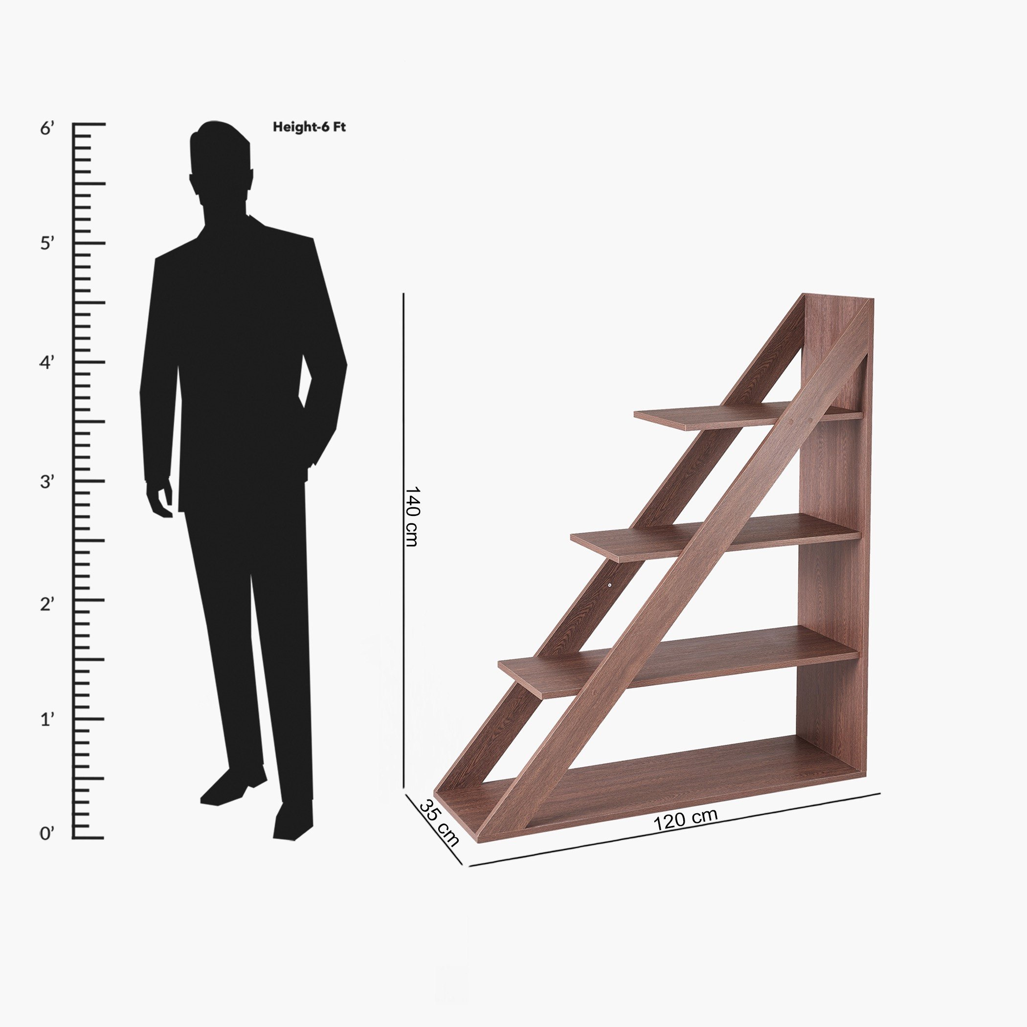 خزانة كتب بـ 4 أرفف من كريستينا-hbxfurniture-office-bookcases-image-7