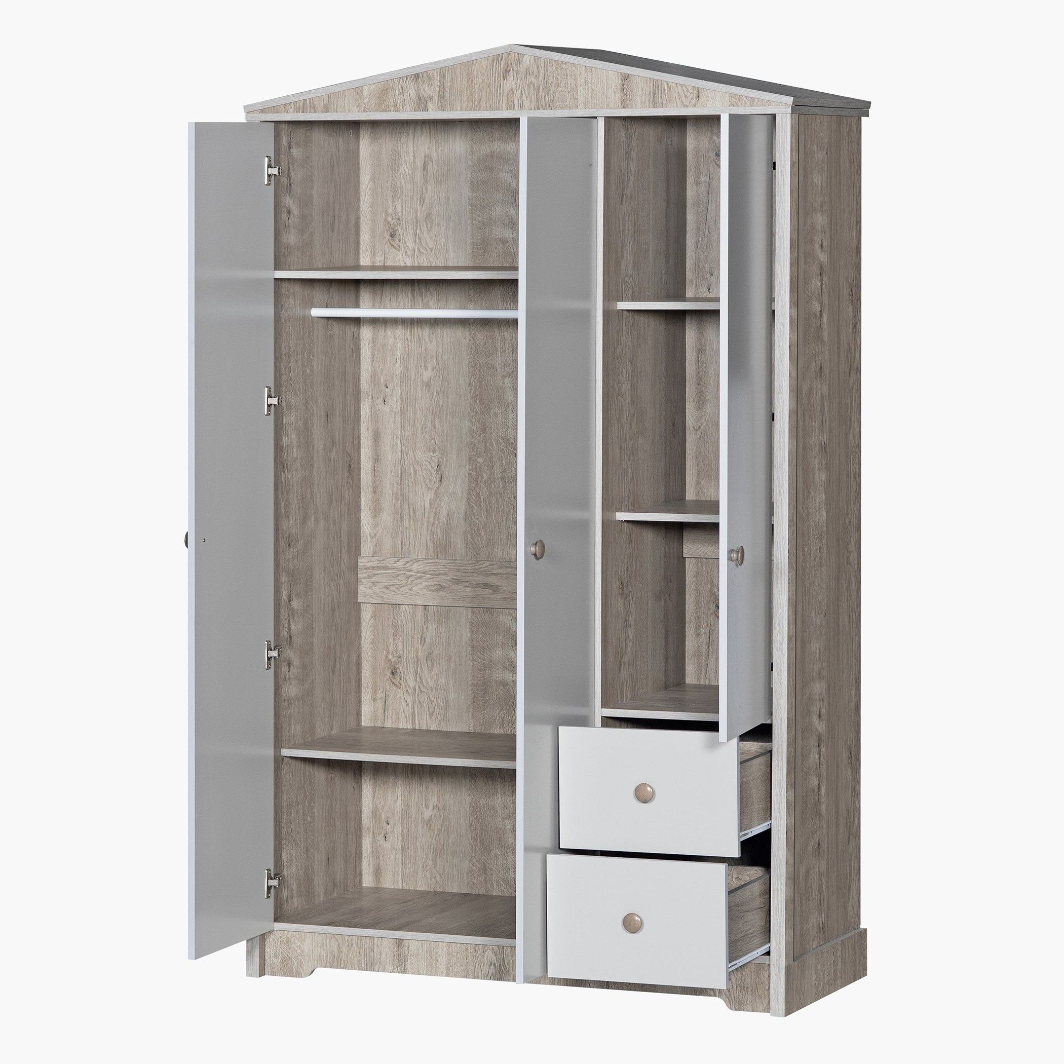 خزانة ملابس بـ3 أبواب ودرجين من ماي هاوس-hbxfurniture-wardrobes-image-6