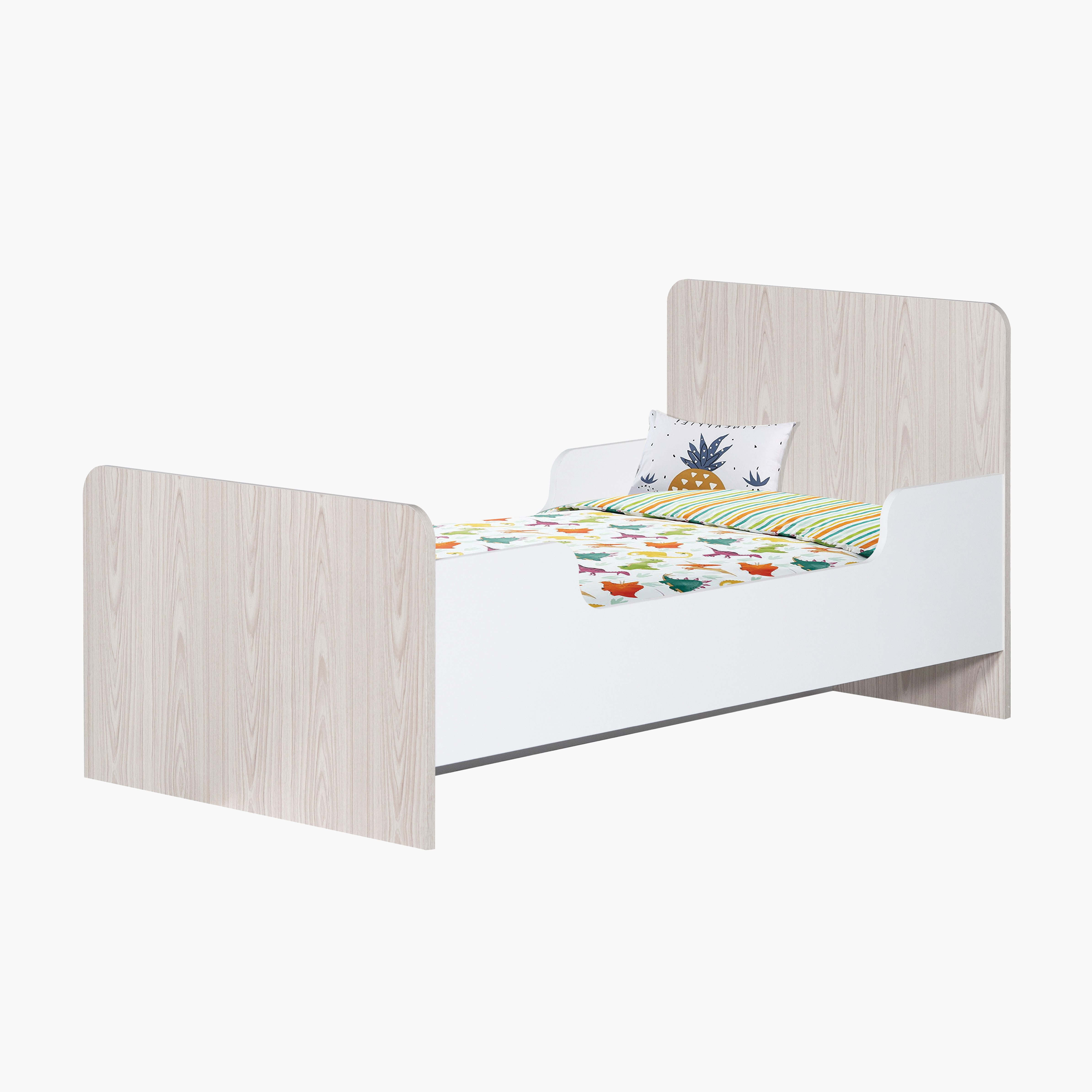 Vanilla Single Toddler Bed - 70x130 cm-hbxfurniture-bedsandbedsets-beds-toddler-image-2