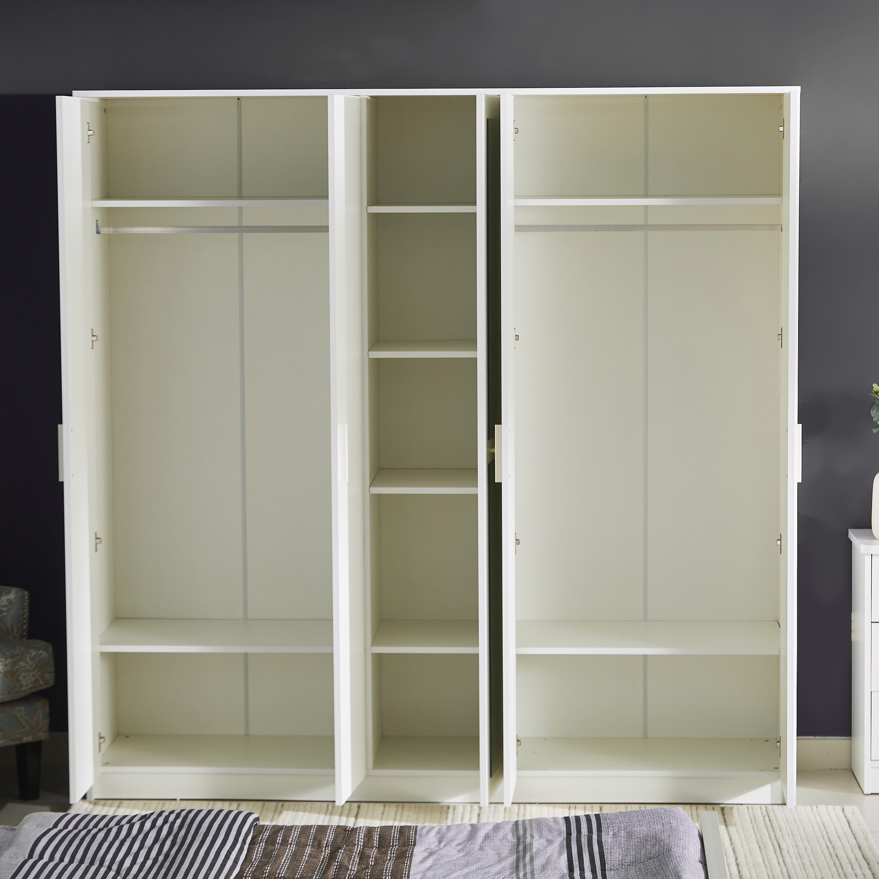Boston 5-Door Wardrobe with Mirror-hbxfurniture-wardrobes-image-4