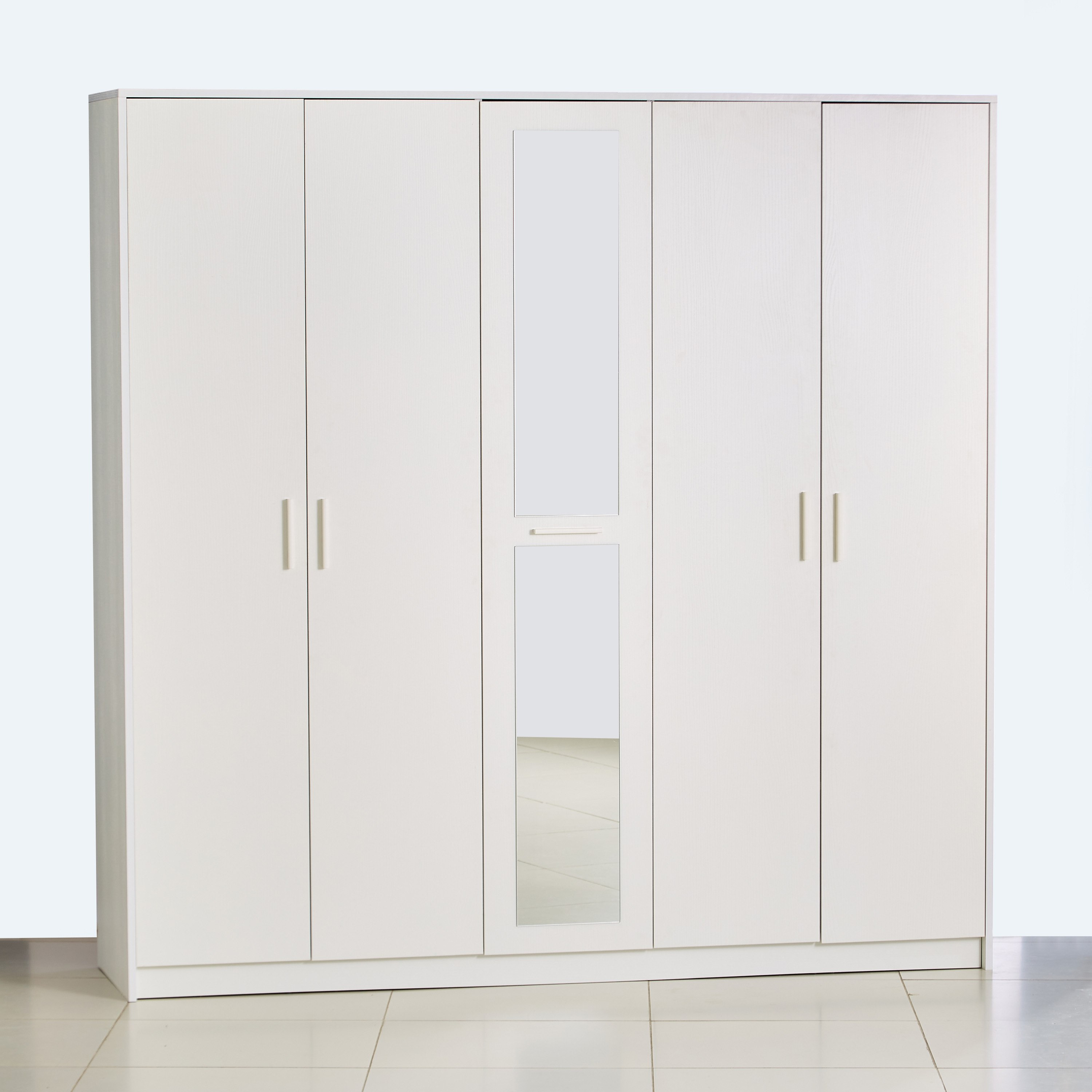 Boston 5-Door Wardrobe with Mirror-hbxfurniture-wardrobes-image-9