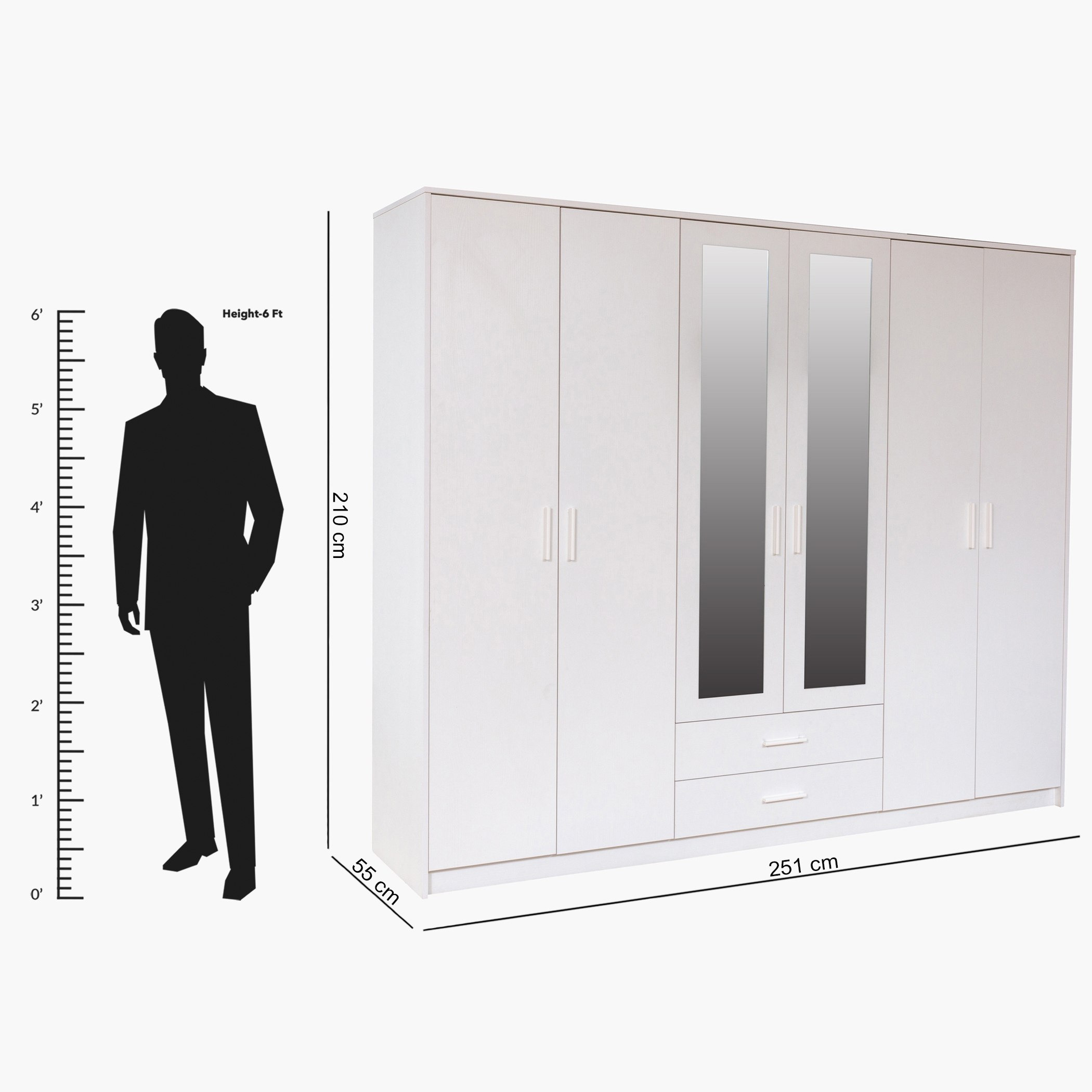 دولاب بـ 6-أبواب ودرجين ومرآة من بوسطن-hbxfurniture-wardrobes-image-7
