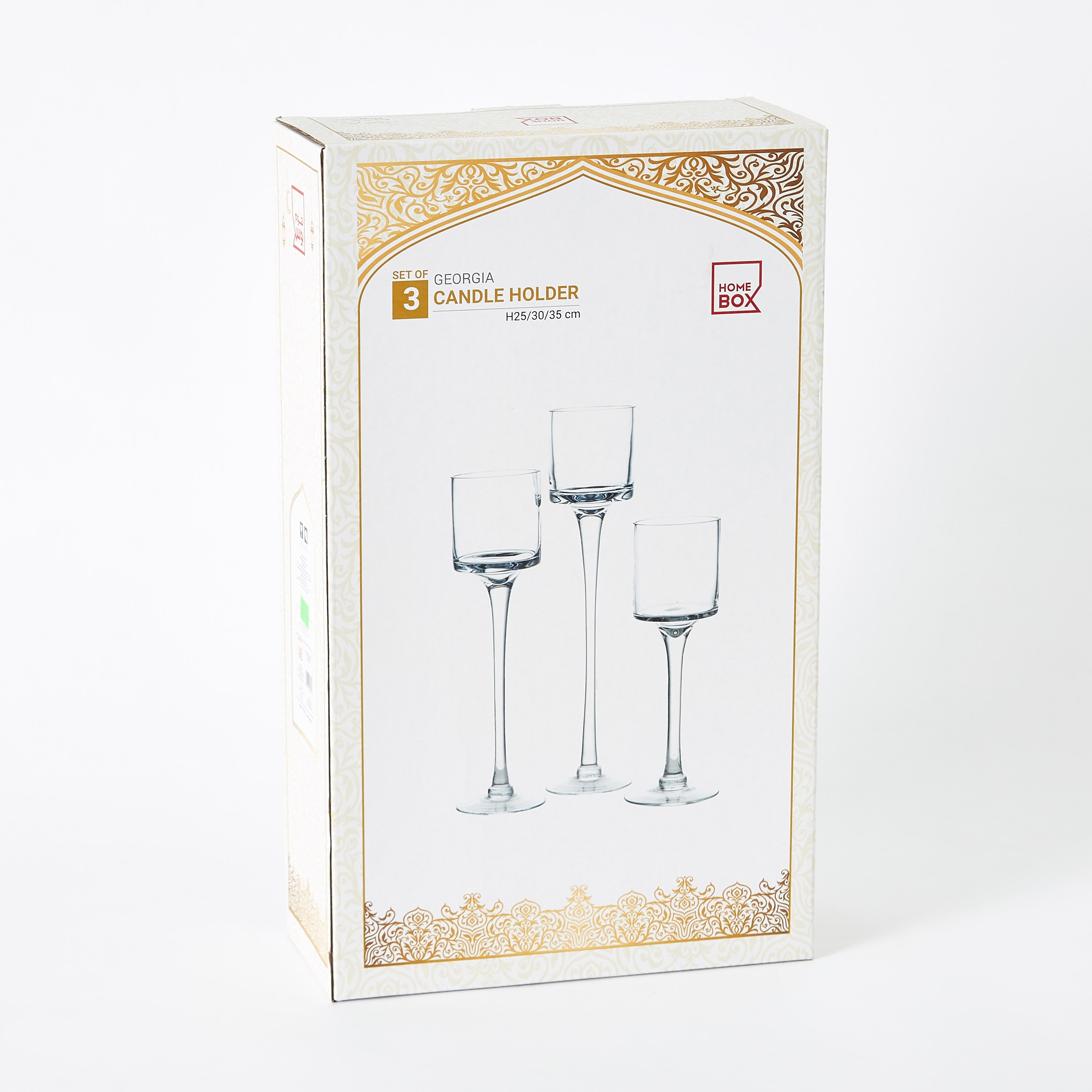 طقم حامل شموع زجاجي شفاف 3 قطع من جورجيا-hbxlivingroom-decorandaccessories-candleholders-image-6
