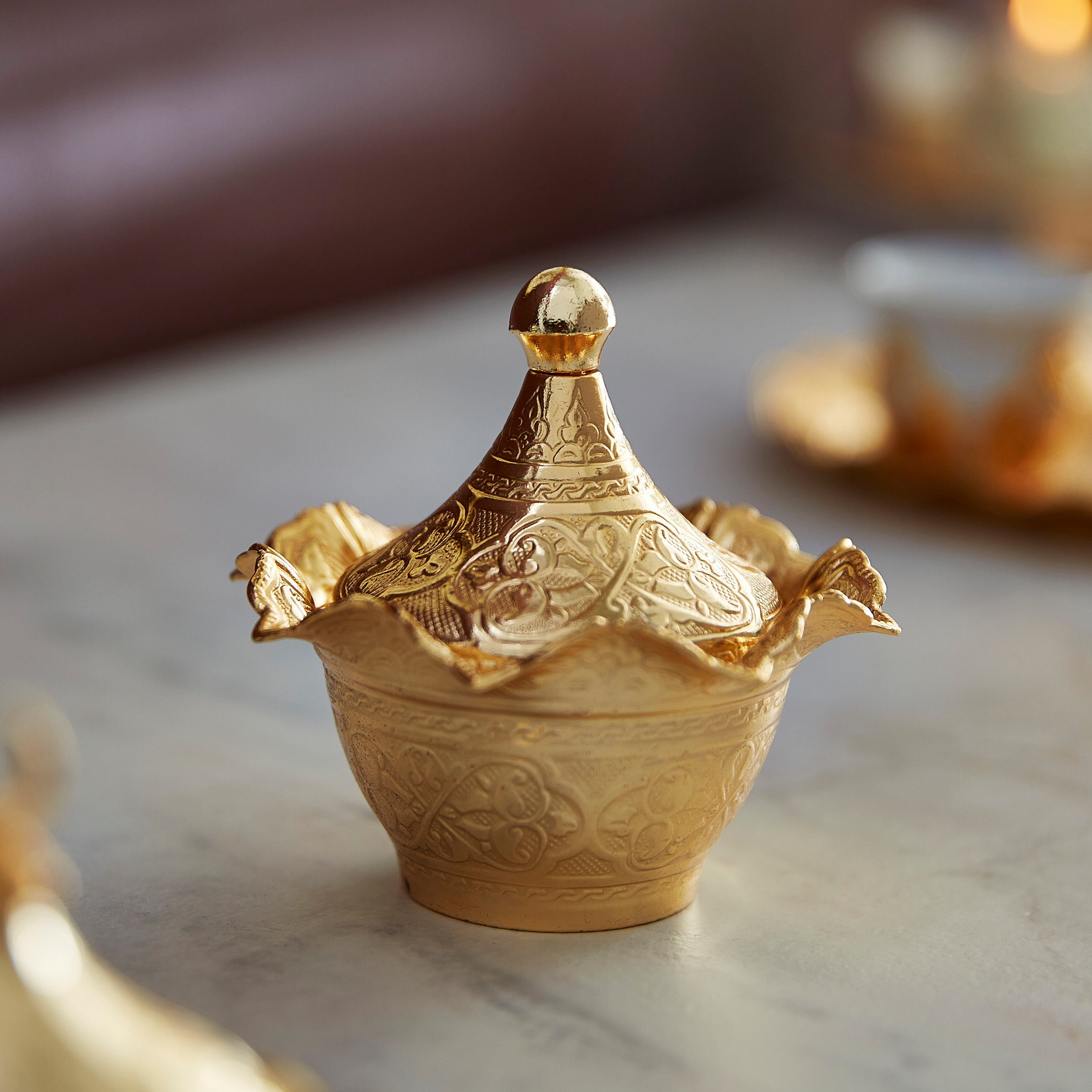 وعاء تمر بغطاء 10x10 سم - جراسيا-hbxdecorandfurnishings-tabletop-serveware-image-1
