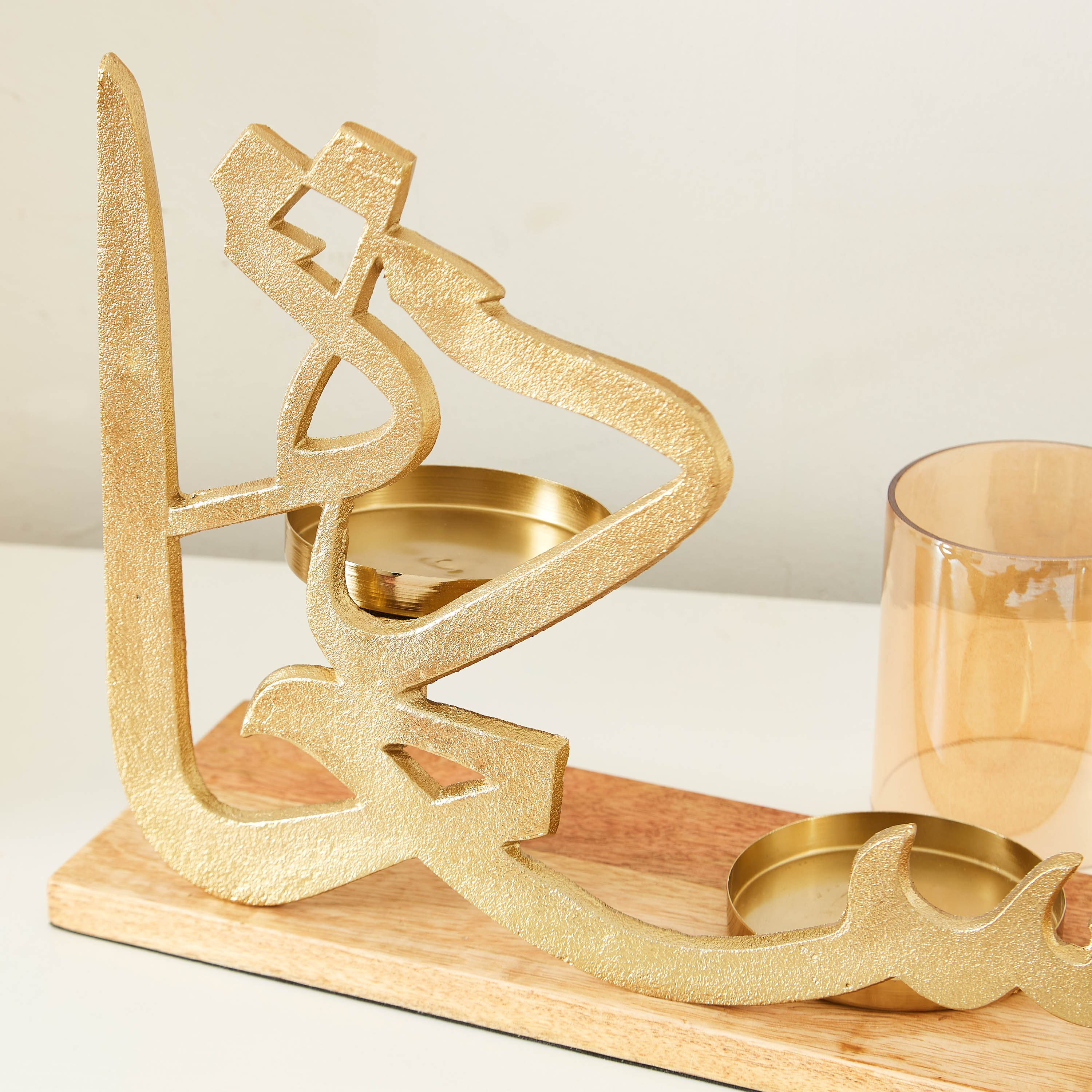Afreen Calligraphy Metal Candleholder - 24x11x31 cm-hbxlivingroom-decorandaccessories-candleholders-image-4
