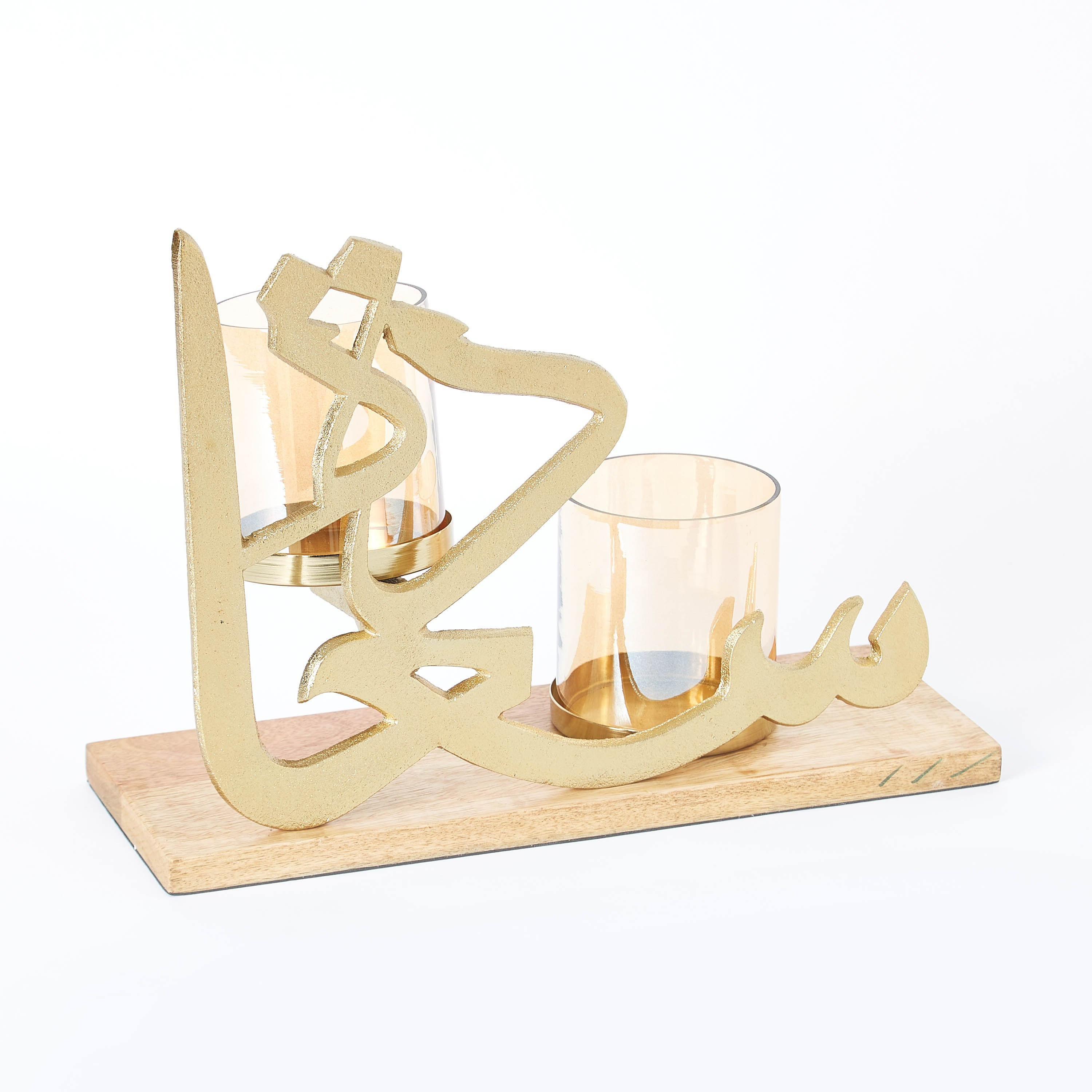 Afreen Calligraphy Metal Candleholder - 24x11x31 cm-hbxlivingroom-decorandaccessories-candleholders-image-6