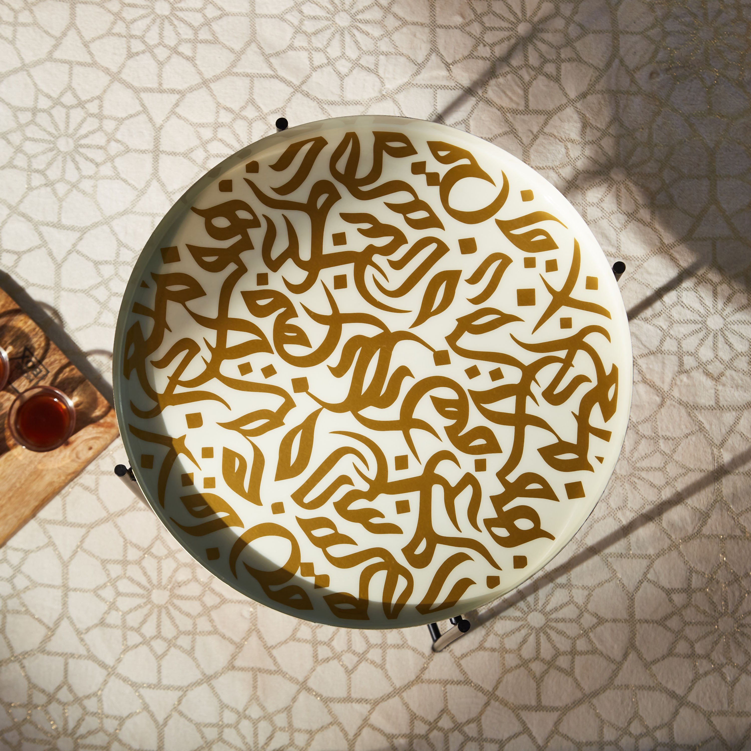Afreen Calligraphy Metal Moroccan Table-PROMO_HB_AE_B1G1_250925-image-2