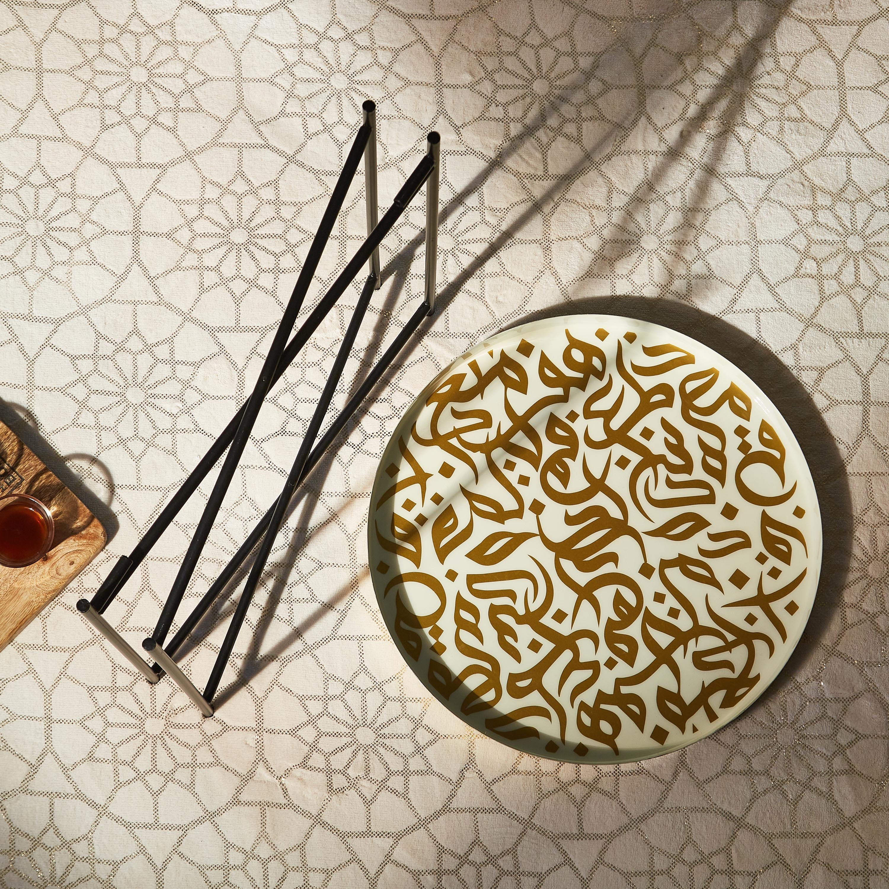 Afreen Calligraphy Metal Moroccan Table-PROMO_HB_AE_B1G1_250925-image-3