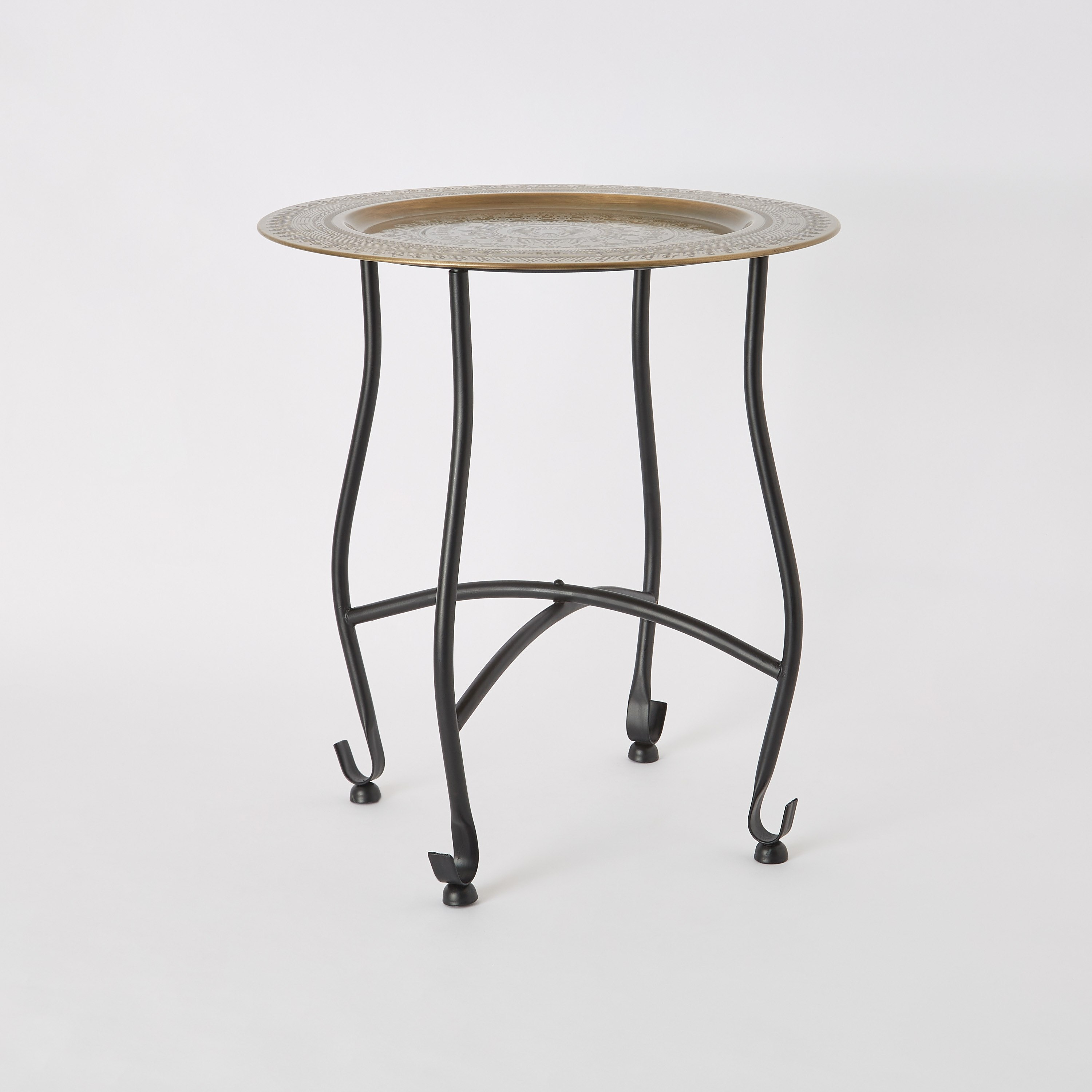 طاولة مغربيّة معدنيّة بتصميم محفور كاليجرافي من أفرين-hbxfurniture-livingroom-endtables-image-6