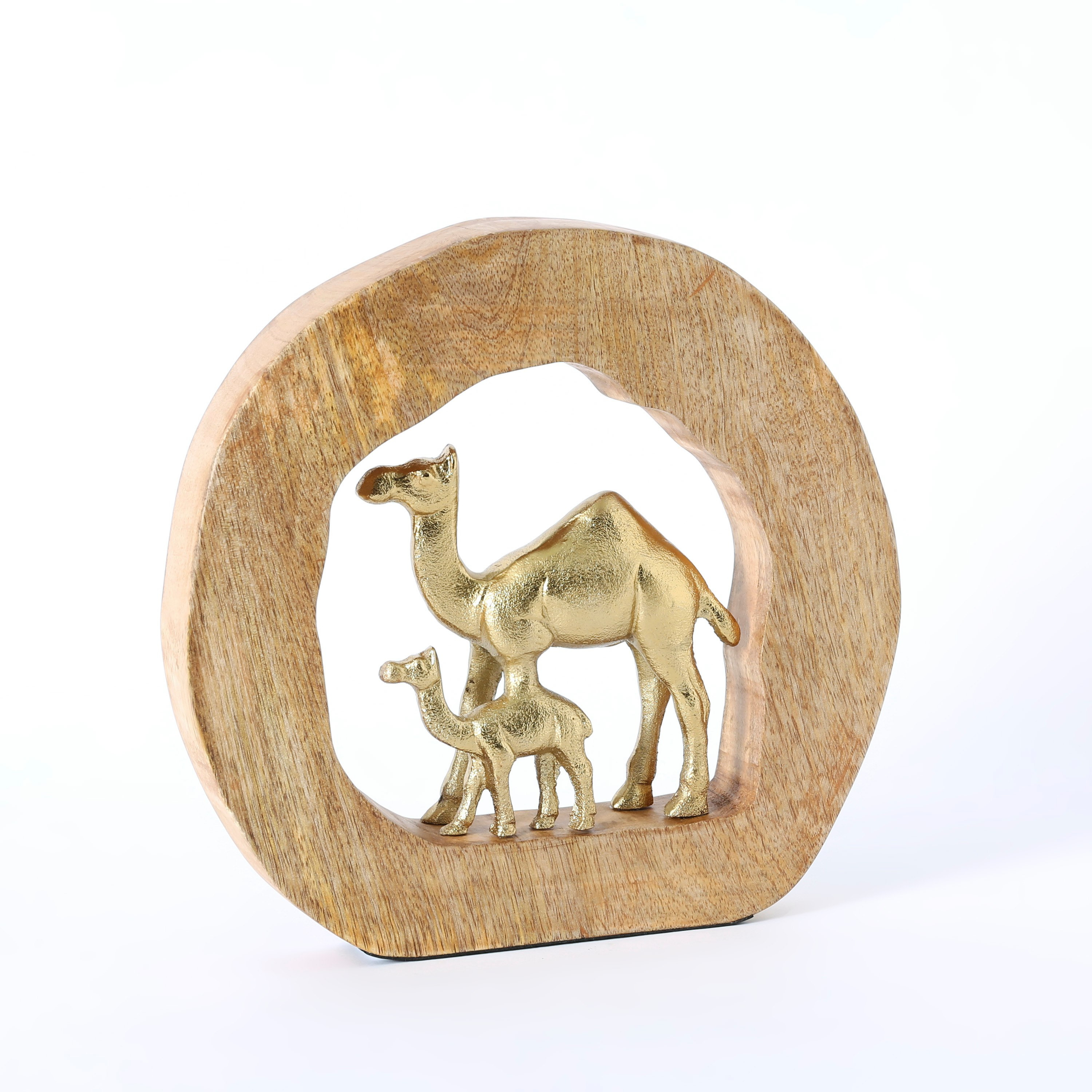 تمثال ناقة وصغيرها من الخشب والمعدن من أفرين-hbxhomeware-homedecor-figurinesandornaments-image-4