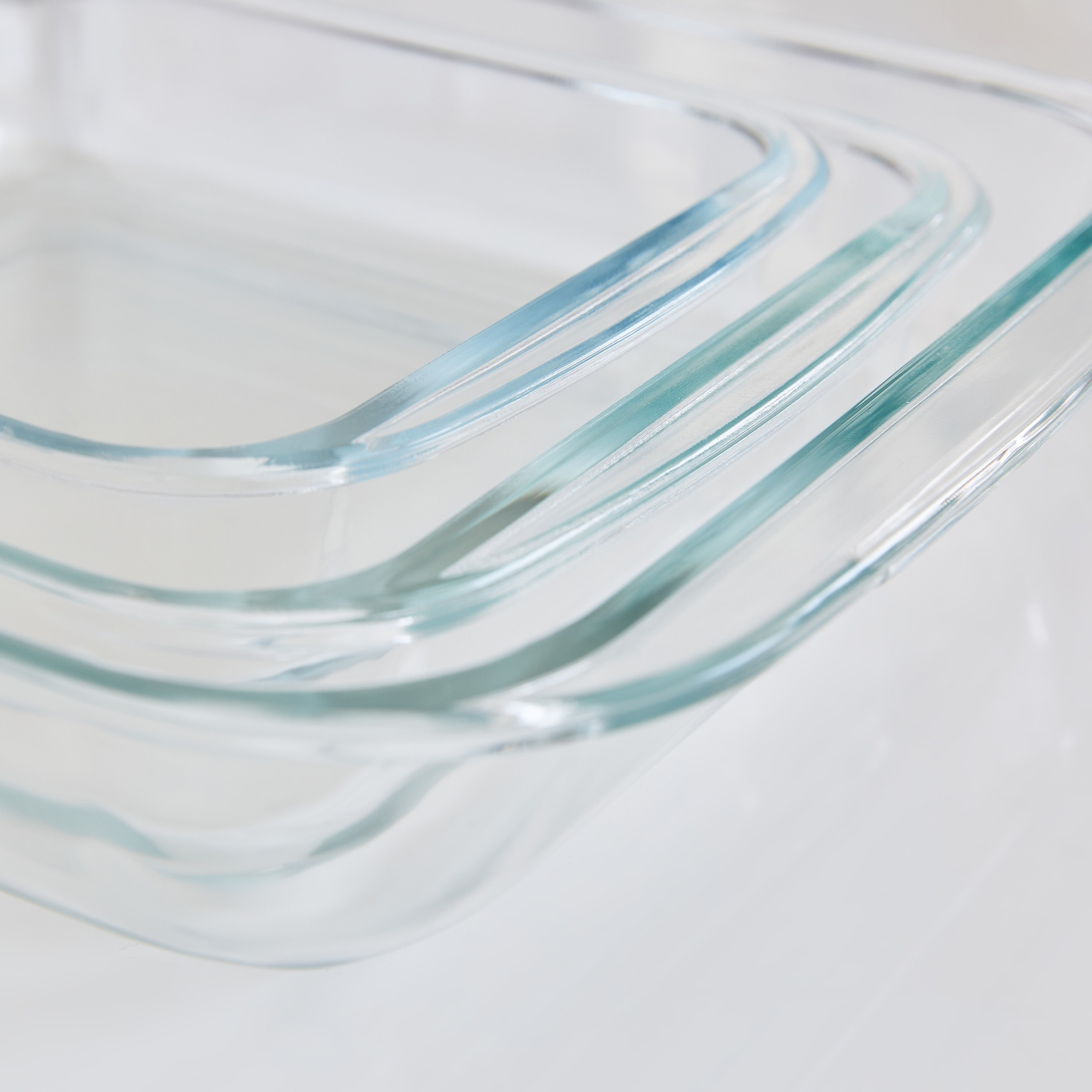 صحن خبز زجاجي مربع من جراسيا - 3 لتر-hbxkitchen-bakeware-image-3