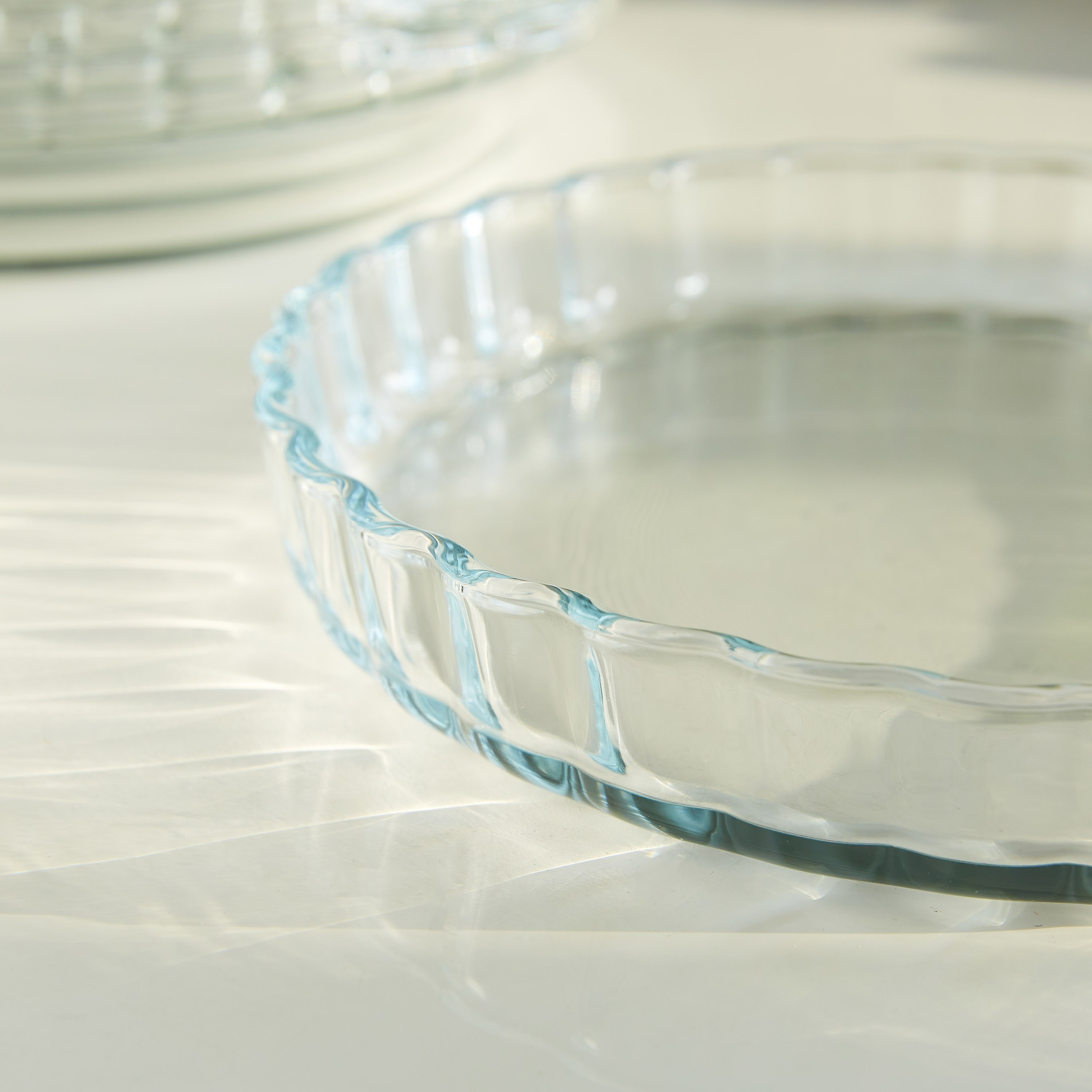 صحن خبز زجاجي دائري من جراسيا - 650 مل-hbxkitchen-bakeware-image-3