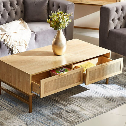 Bali Coffee Table with 2 Drawers