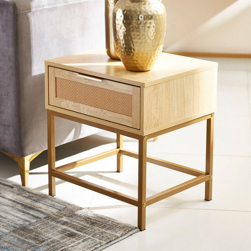 Bali End Table with Drawer-End Tables-image-0