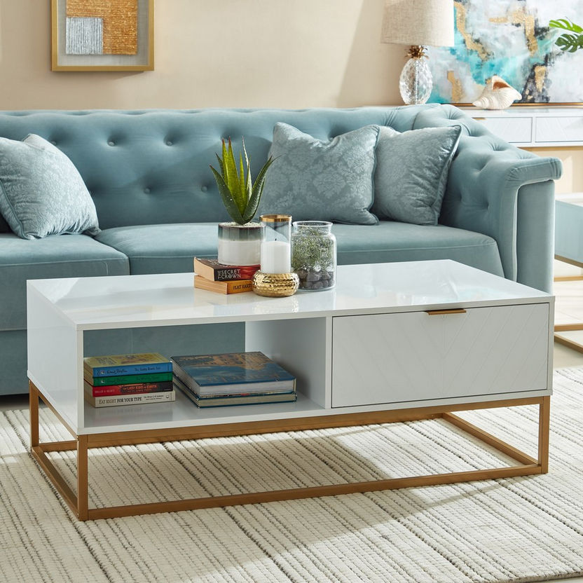 Audrey Coffee Table with Drawer-Coffee Tables-image-0