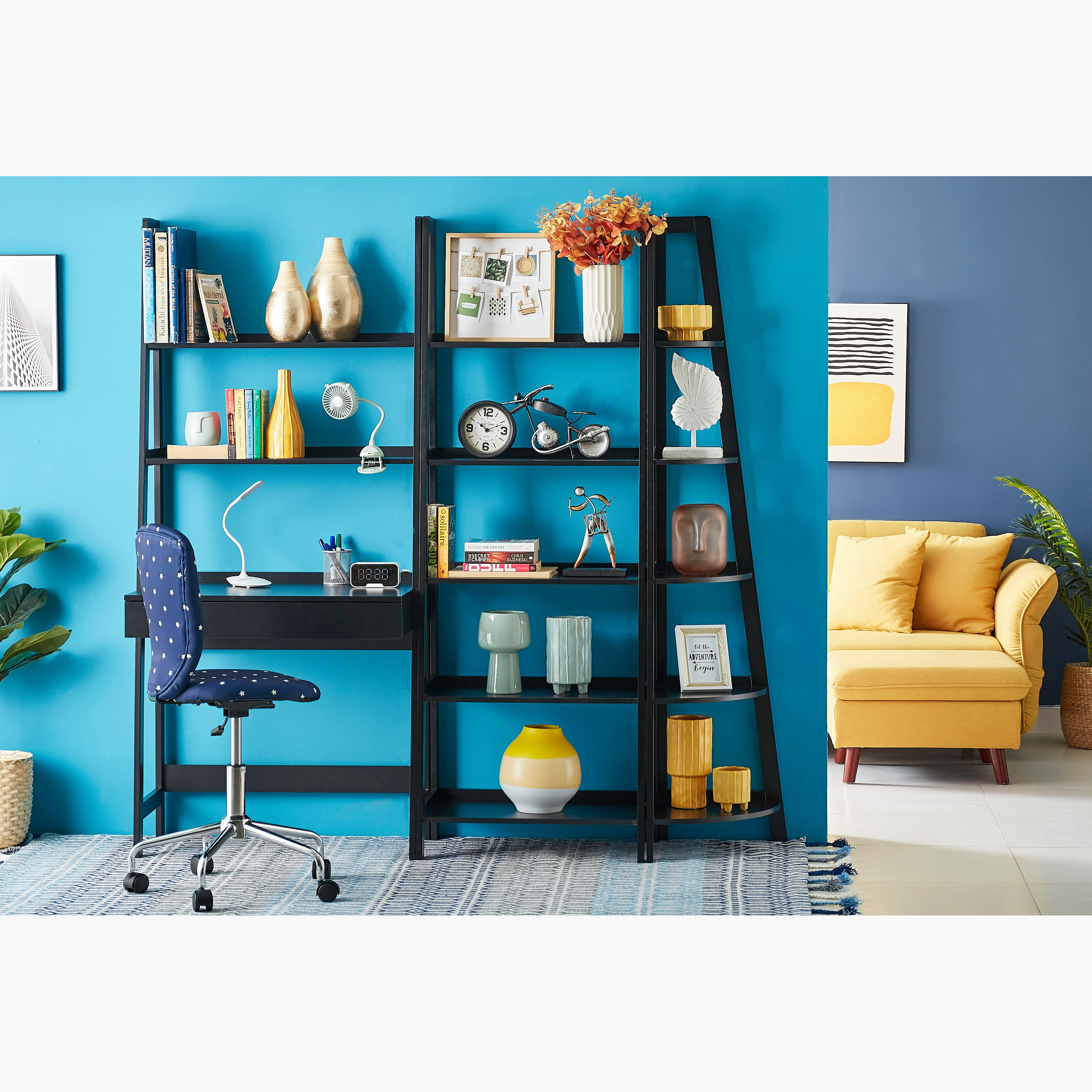 خزانة كتب مكتب دراسي بدرج من لويس-hbxfurniture-office-desks-image-5