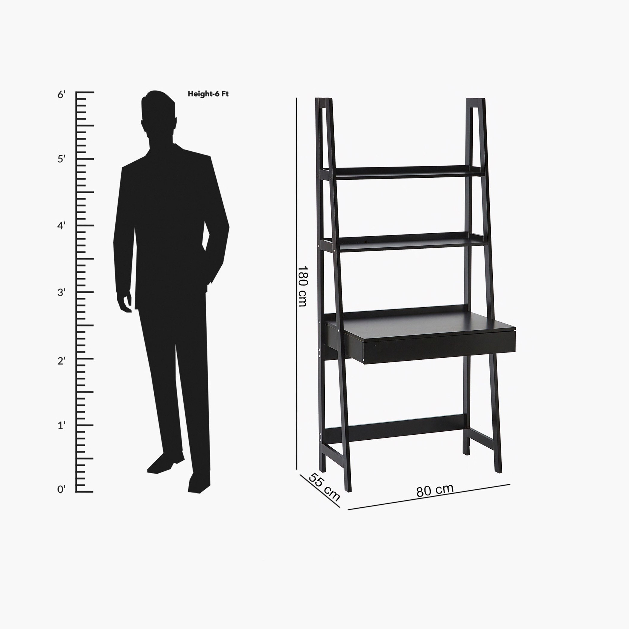 خزانة كتب مكتب دراسي بدرج من لويس-hbxfurniture-office-desks-image-7