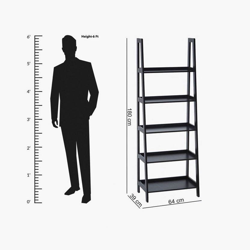 Louis 5-Tier Bookcase-Book Cases-image-7