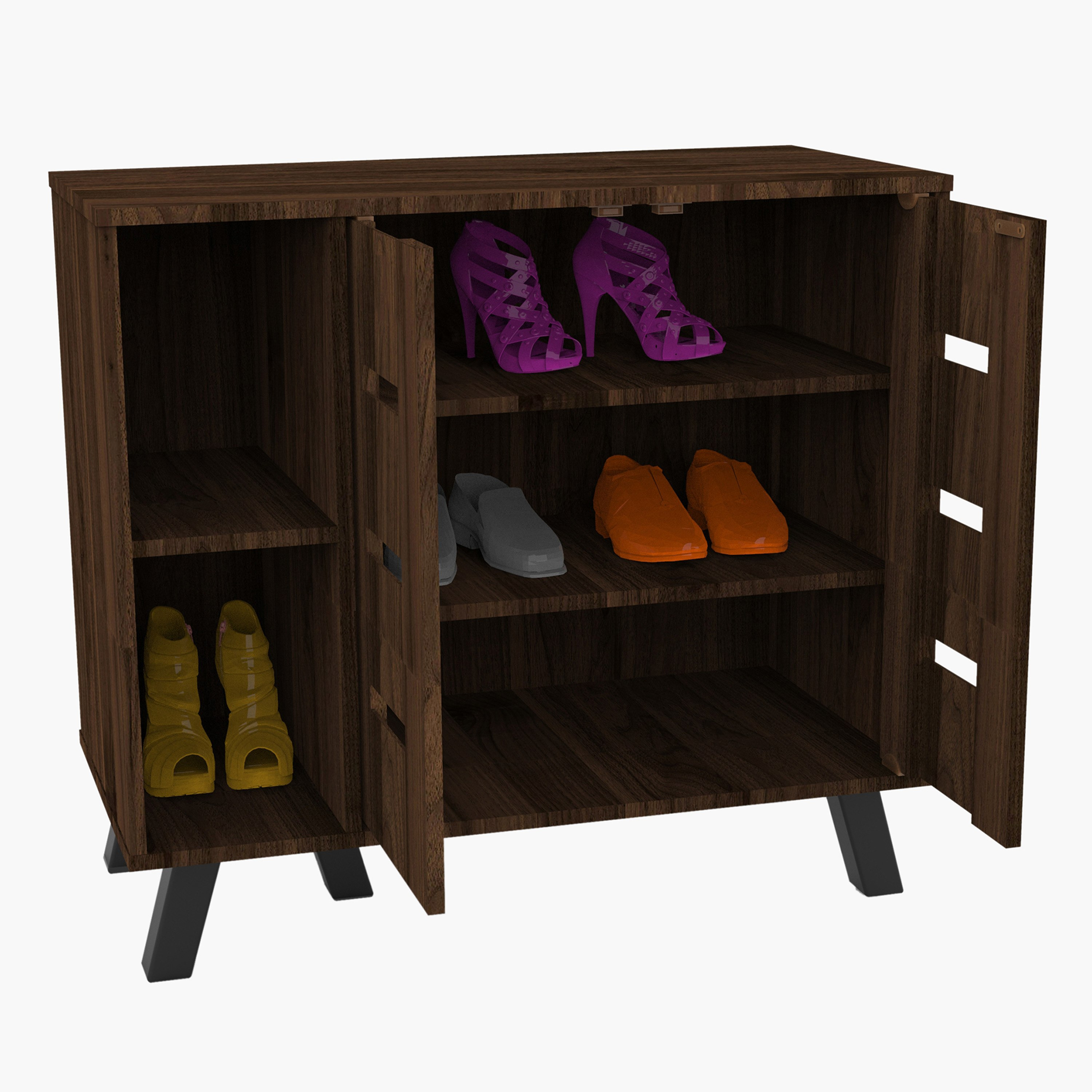 خزانة أحذية ببابين لـ10 زوجا من هايما-hbxbedroom-shoecabinetsandracks-image-4