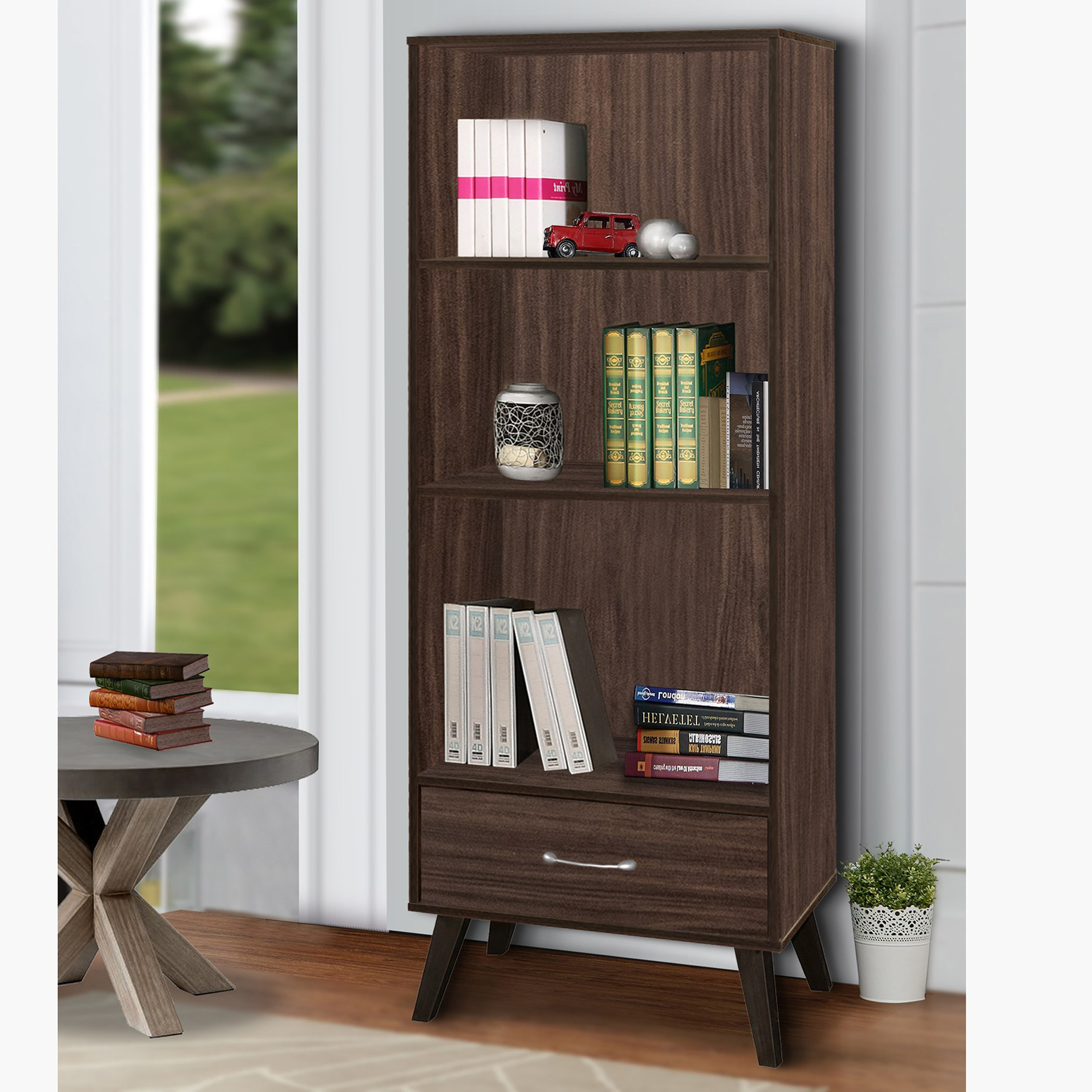 خزانة كتب بدرج من فاينلاي-hbxfurniture-office-bookcases-image-1