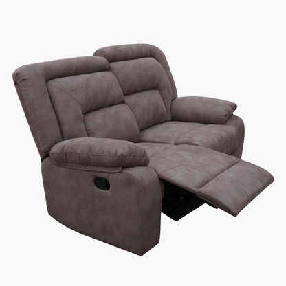 Wembley 2-Seater Leather-Look Fabric Recliner Sofa