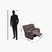 Wembley 2-Seater Leather-Look Fabric Recliner Sofa-Recliner Sofas-thumbnailMobile-8