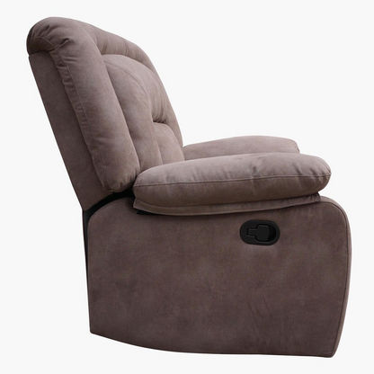 Wembley 1-Seater Leather-Look Fabric Recliner Sofa