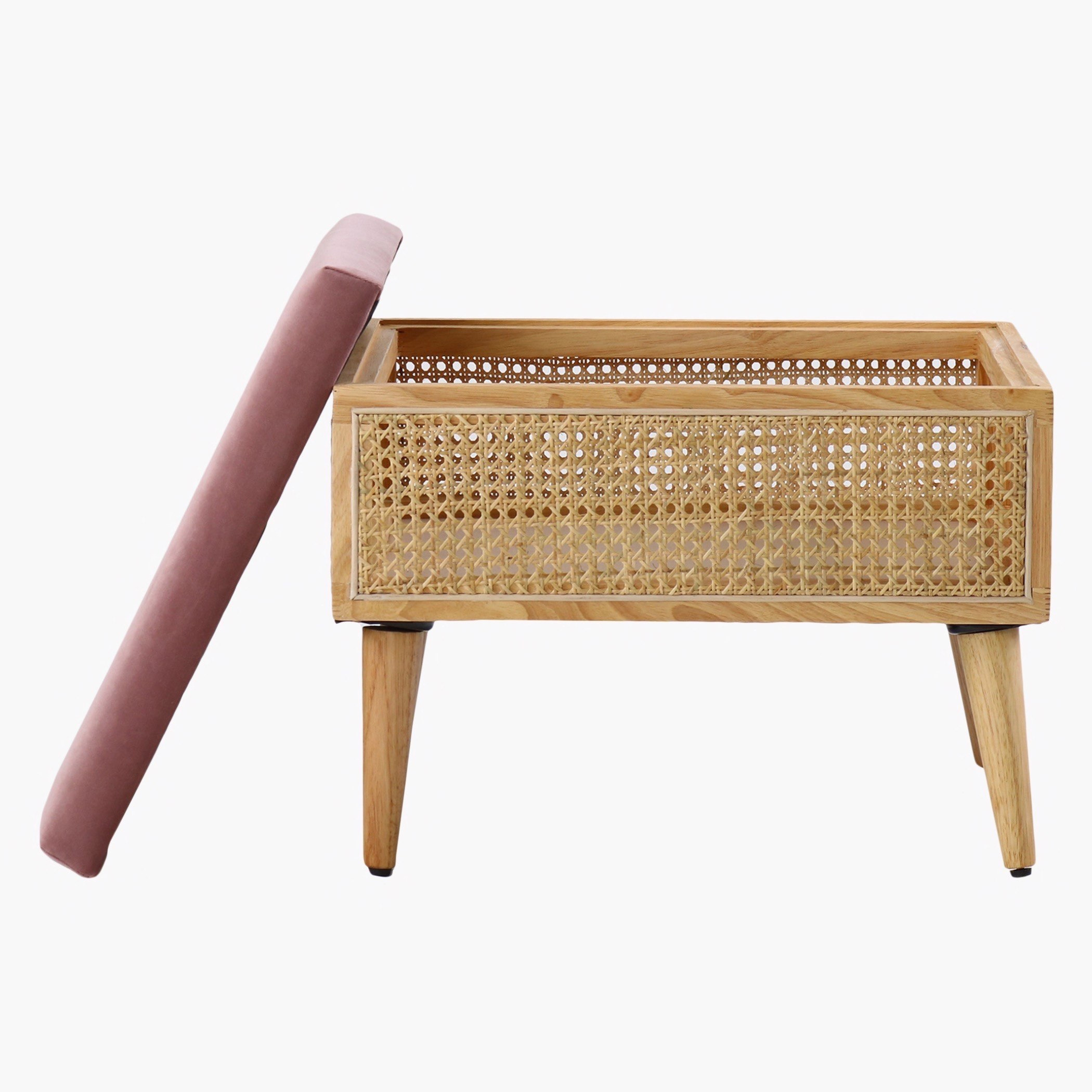 مقعد مخملي مع وحدة تخزين راتان من بالي-hbxlivingroom-sofasandarmchairs-ottomansandfootstools-image-4