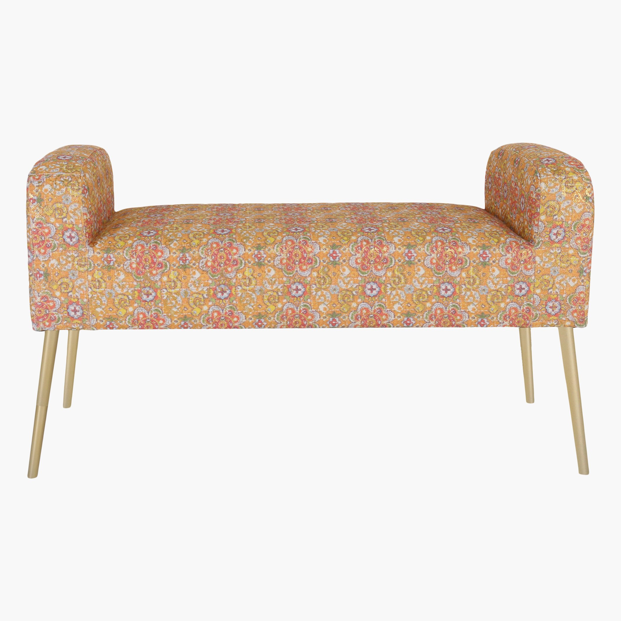 مقعد بنش بطبعات من كارولاينا-hbxfurniture-sofasandarmchairs-benches-image-2