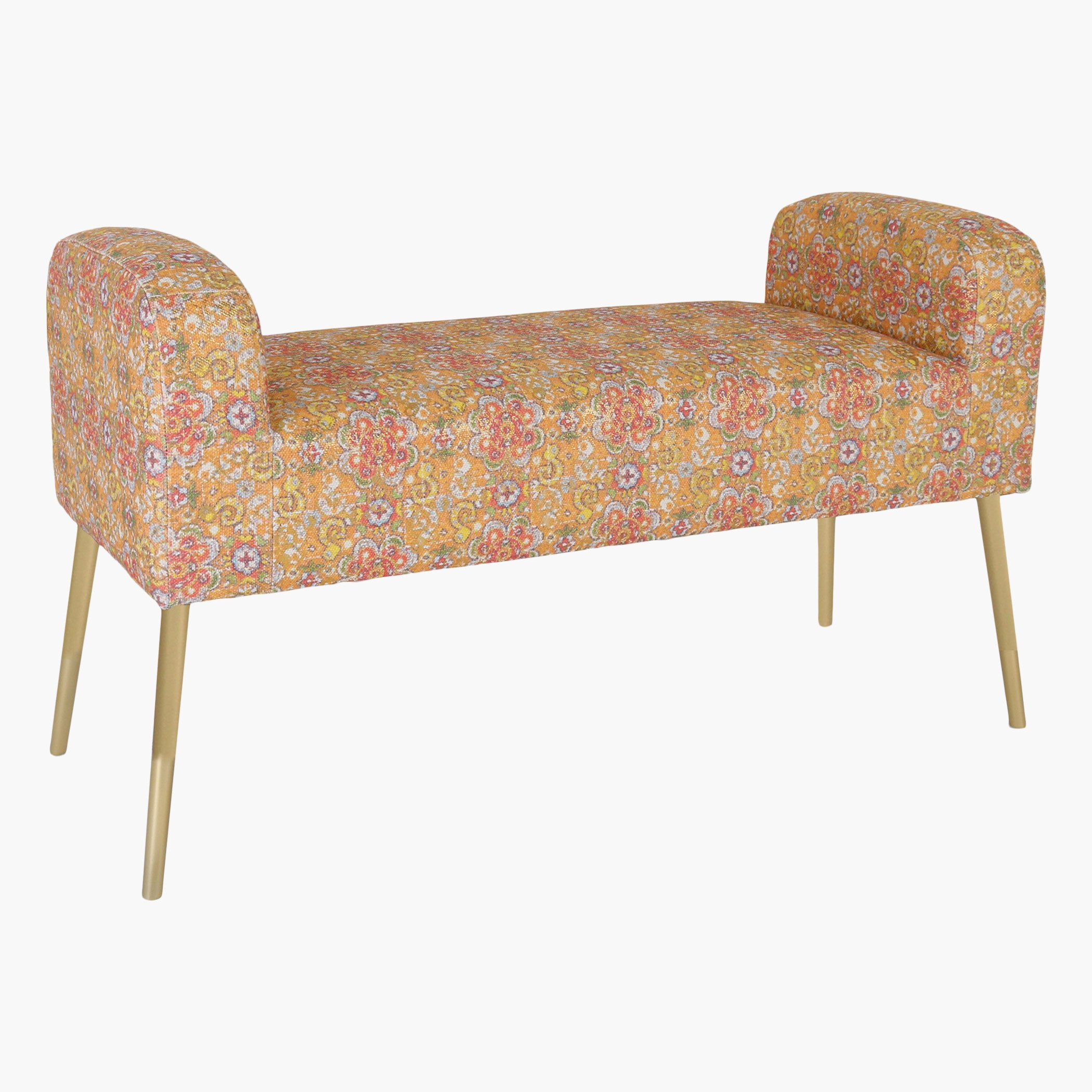 مقعد بنش بطبعات من كارولاينا-hbxfurniture-sofasandarmchairs-benches-image-3