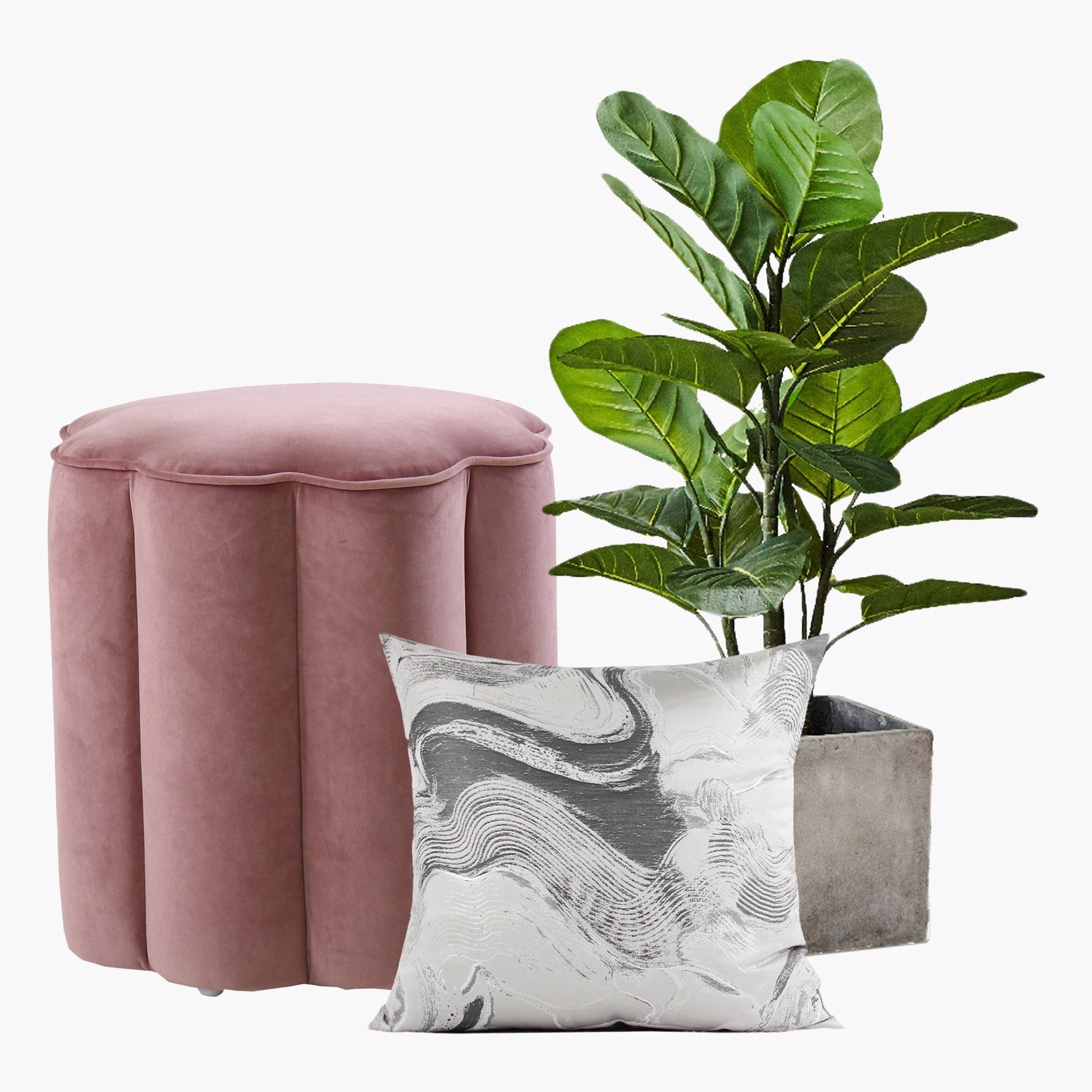 مسند قدم مخملي من فلورا-hbxlivingroom-sofasandarmchairs-ottomansandfootstools-image-4