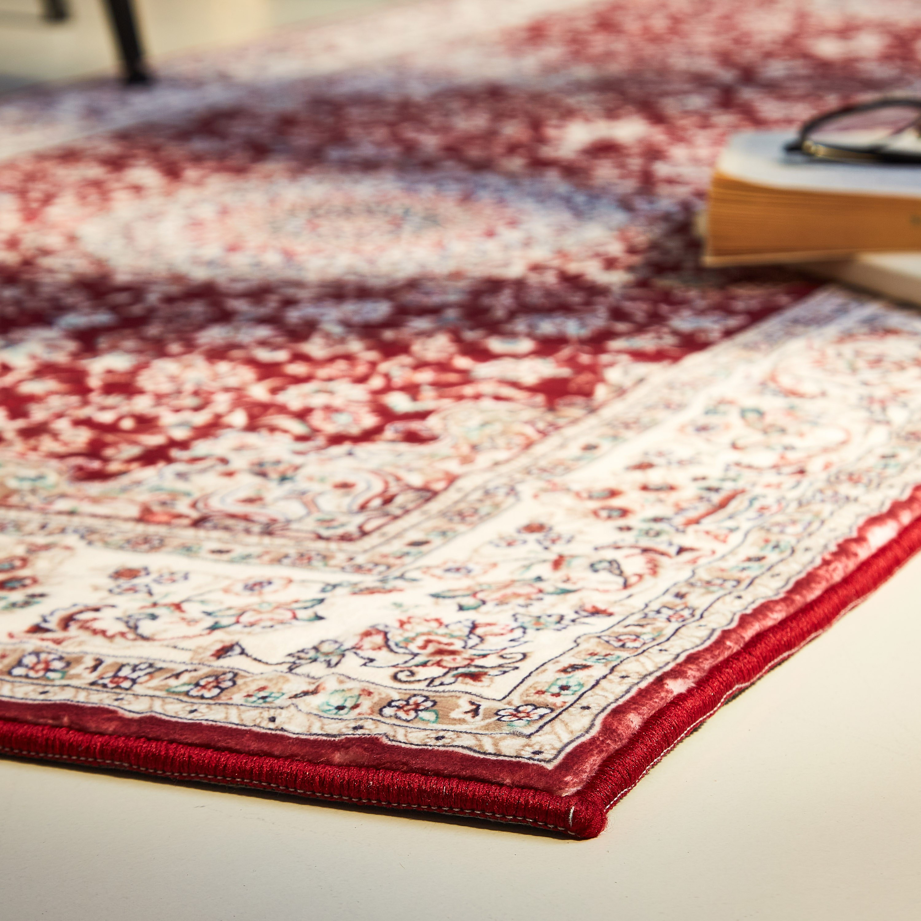 سجادة صوف بطبعات من ميراج - 80x230 سم-hbxdecorandfurnishings-floorcoverings-rugs-image-3