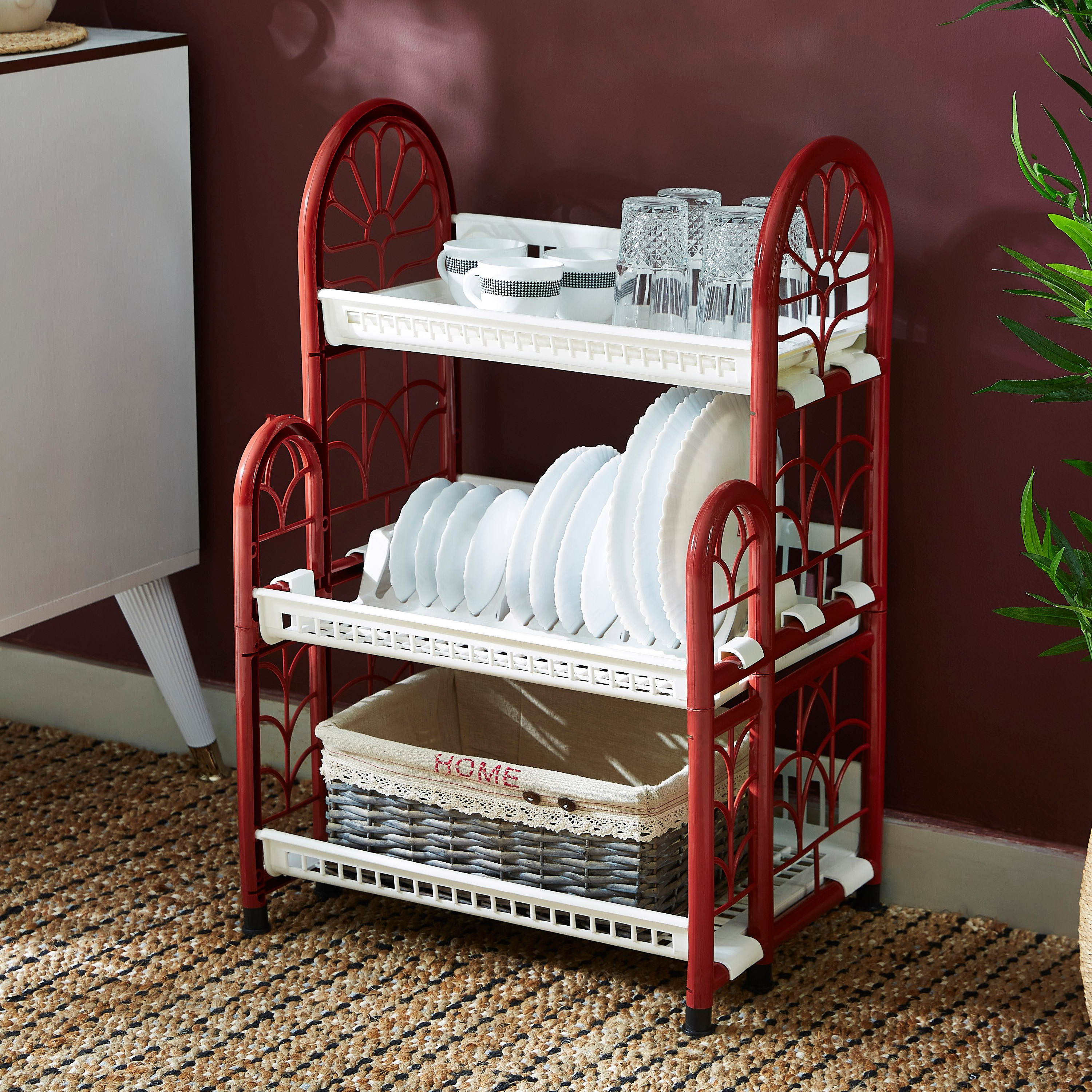 رف بـ 3 طبقات مع حامل صحون من جراسيا-hbxhomeware-hbxkitchen-image-2