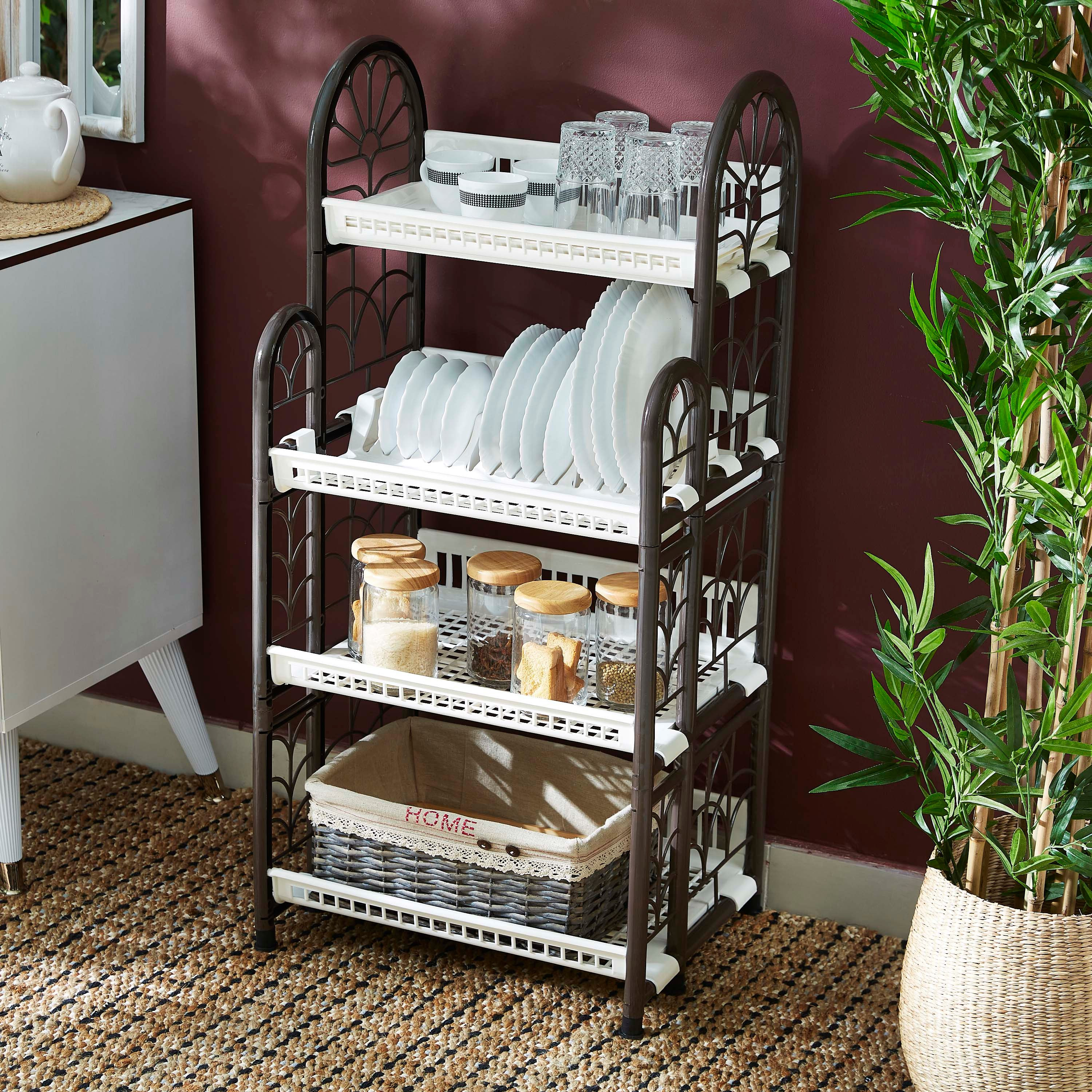 رف بـ 4 طبقات مع حامل صحون من جراسيا-hbxhomeware-hbxkitchen-image-2
