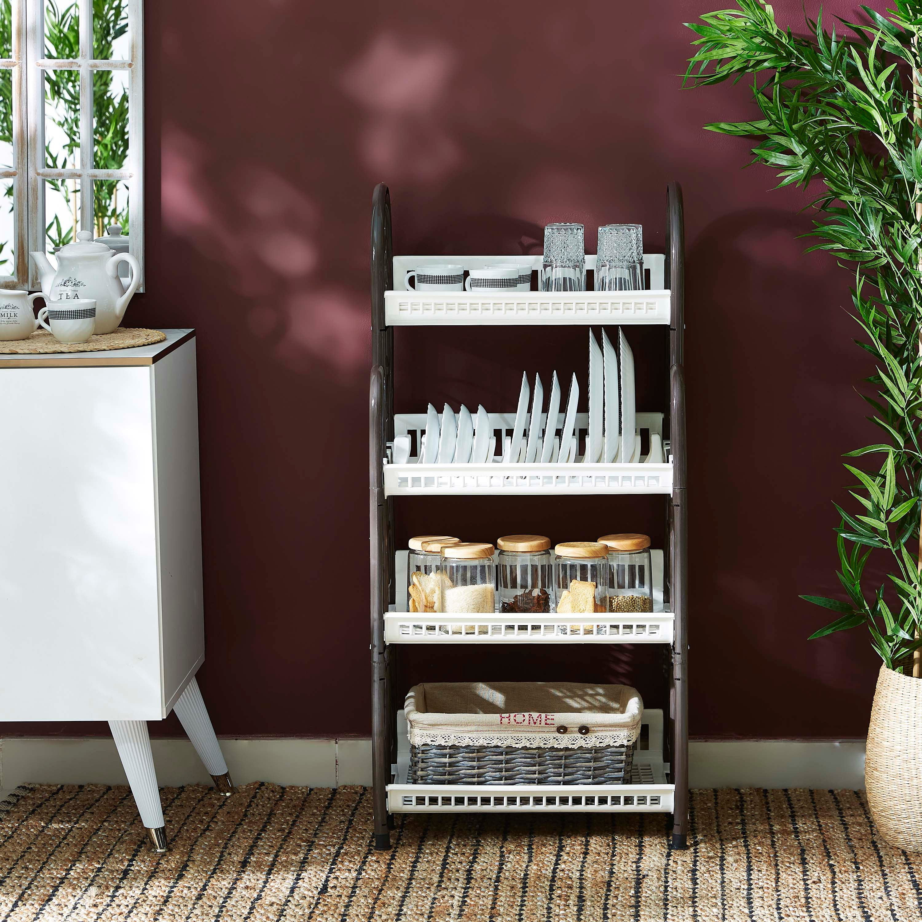 رف بـ 4 طبقات مع حامل صحون من جراسيا-hbxhomeware-hbxkitchen-image-4