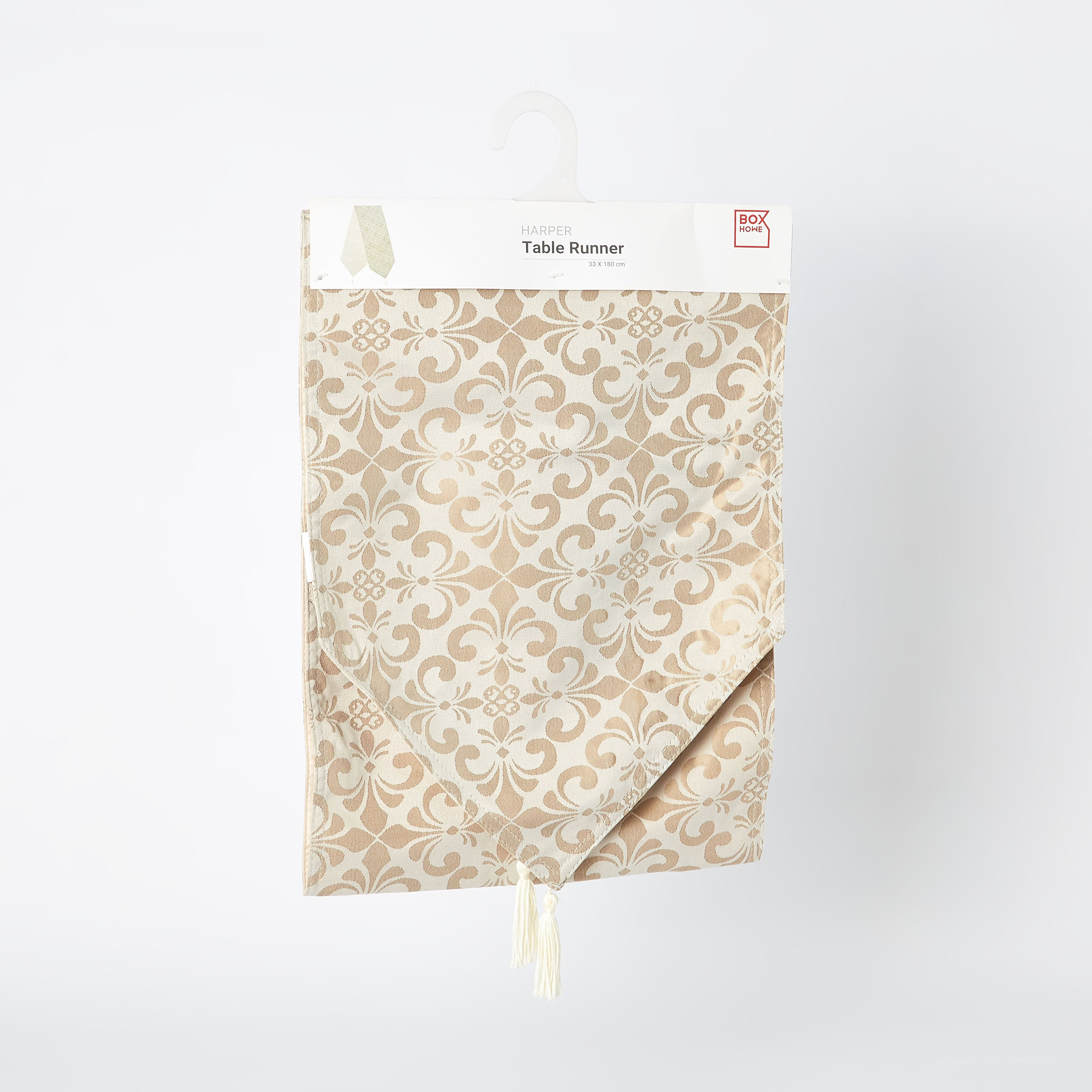 مفرش طاولة جاكار من هاربر- 33x180 سم-hbxdecorandfurnishings-homefurnishings-tablelinens-image-5