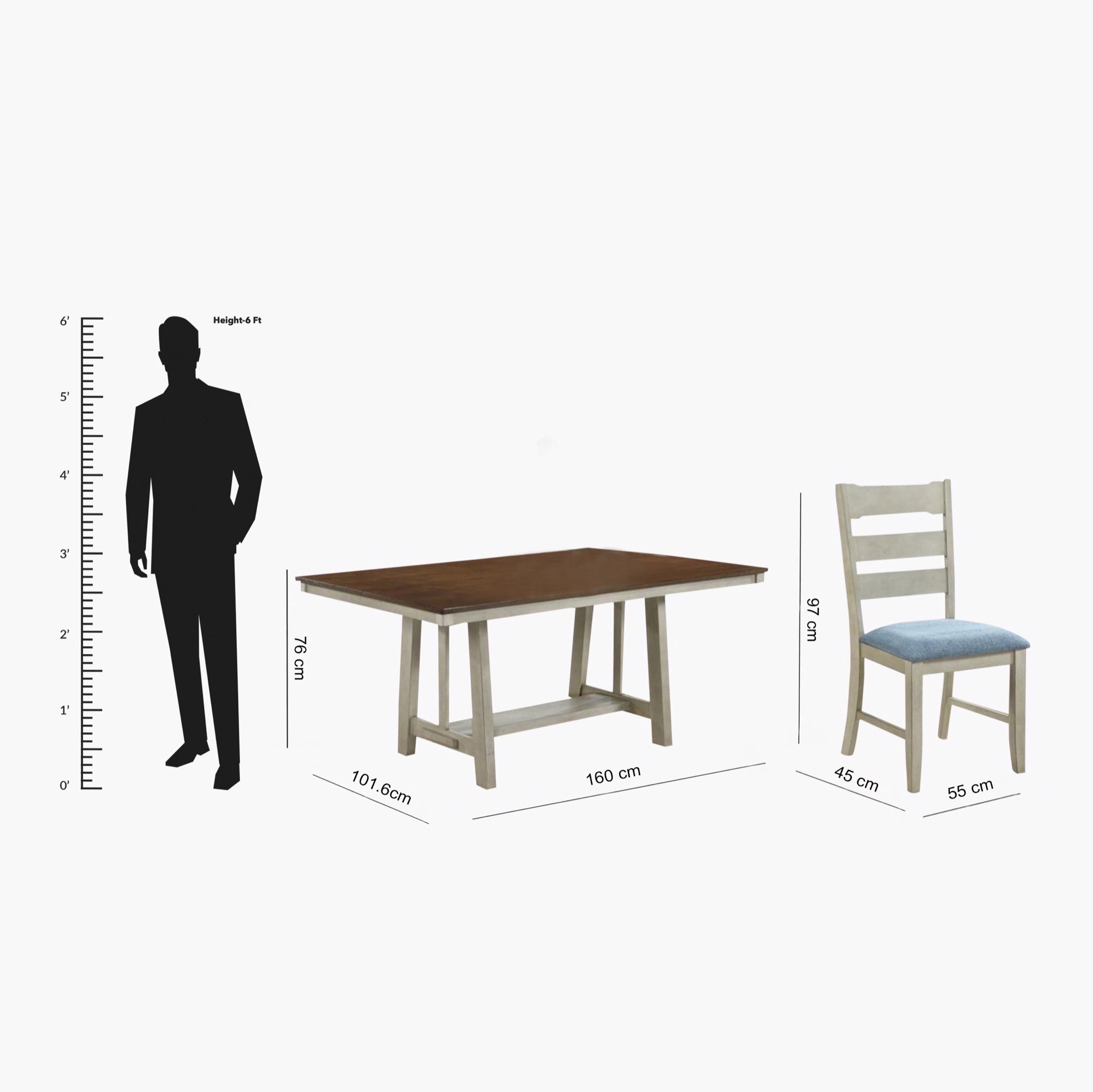 طقم سفرة 6 مقاعد من ريد-hbxfurniture-diningtablesandsets-diningsets-sixseater-image-5