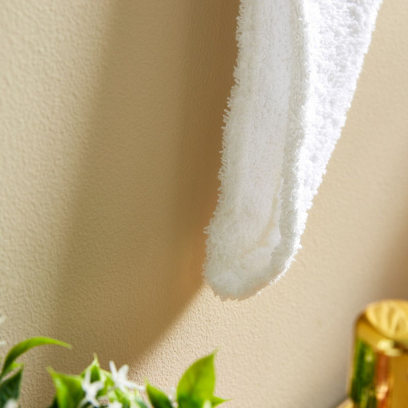 P- Atlanta- Solid Cotton Hair Wrap Towel 68x23- Dusty PinkSkip Description-Bathroom Textiles-image-1