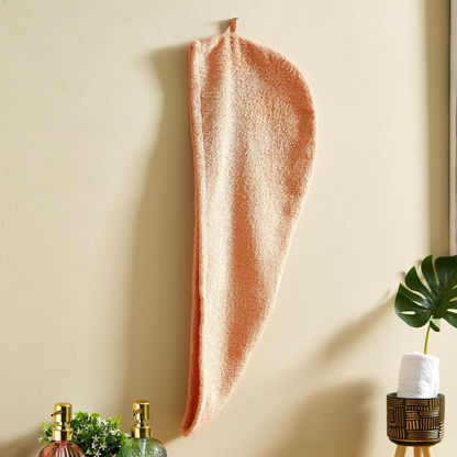 Atlanta Solid Cotton Hair Wrap Towel - 23x68 cms