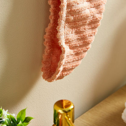 Atlanta Ribbed Cotton Hair Wrap Towel - 68x23 cm-Bathroom Textiles-image-1