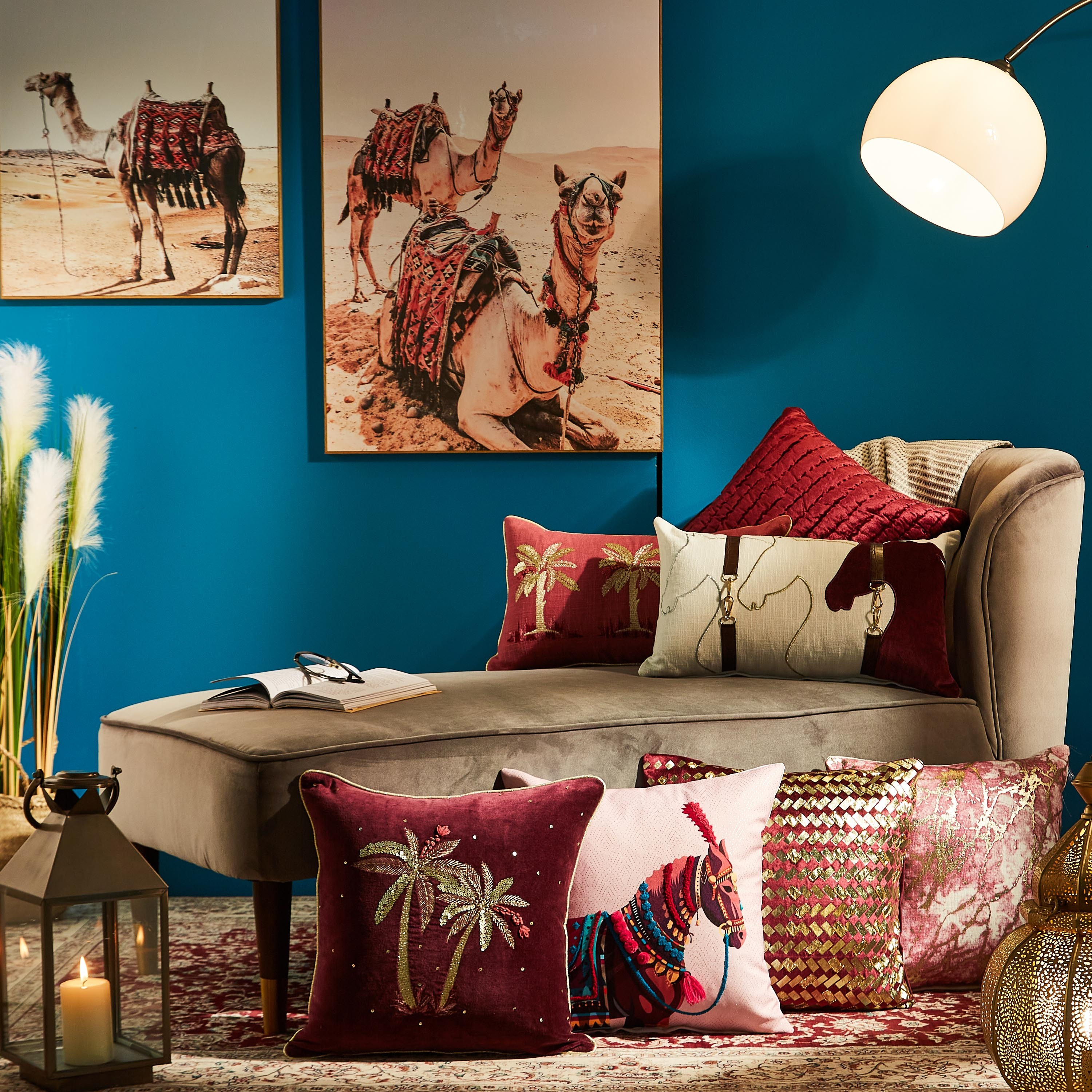 وسادة محشوة بتطريز حصان من ماجيستيك - 30x50 سم-hbxlivingroom-furnishings-cushionsandcovers-filledcushions-image-5