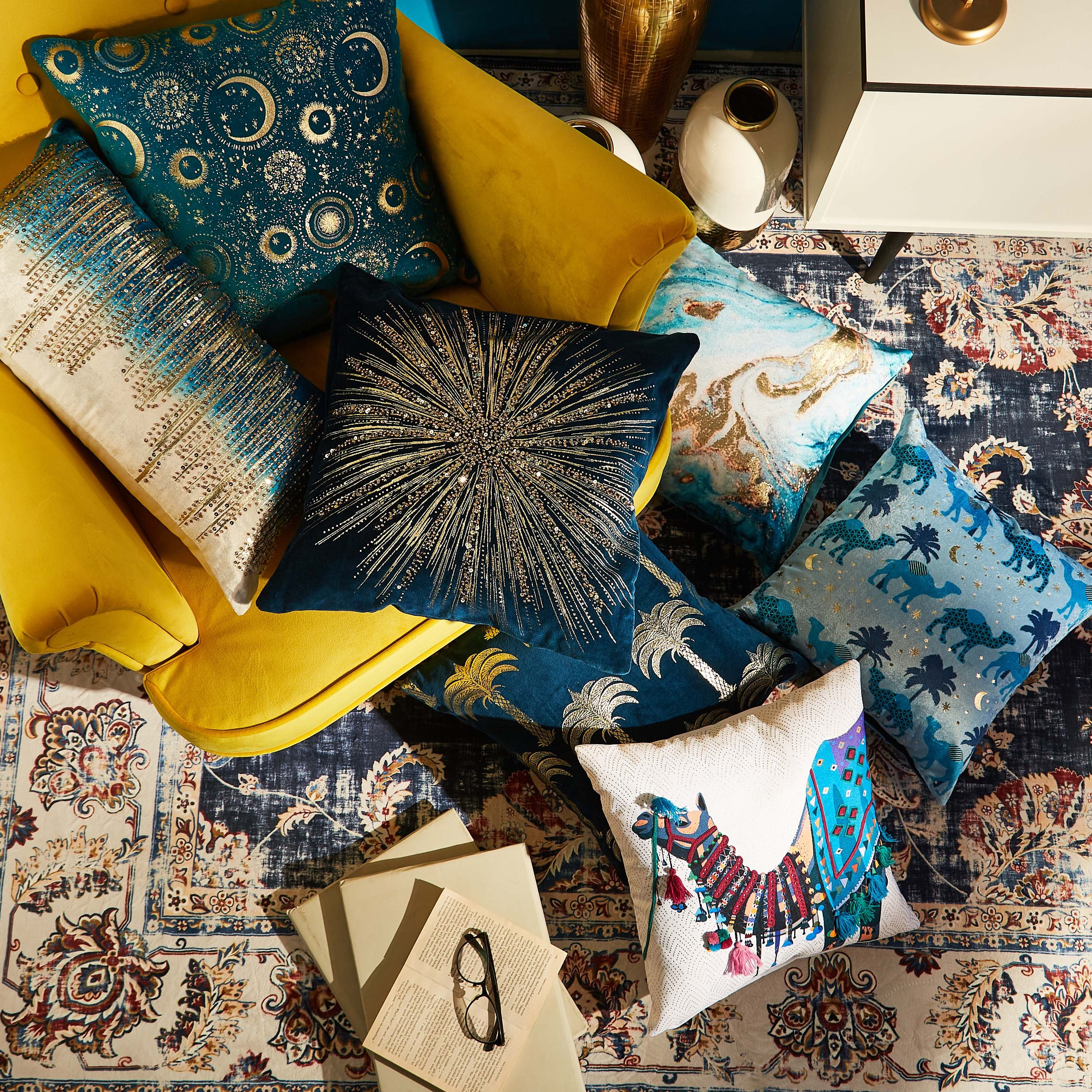 Mirage Marble Digital Print Cushion Cover - 40x40 cm-hbxhomeware-cushionsandcovers-cushioncovers-image-5