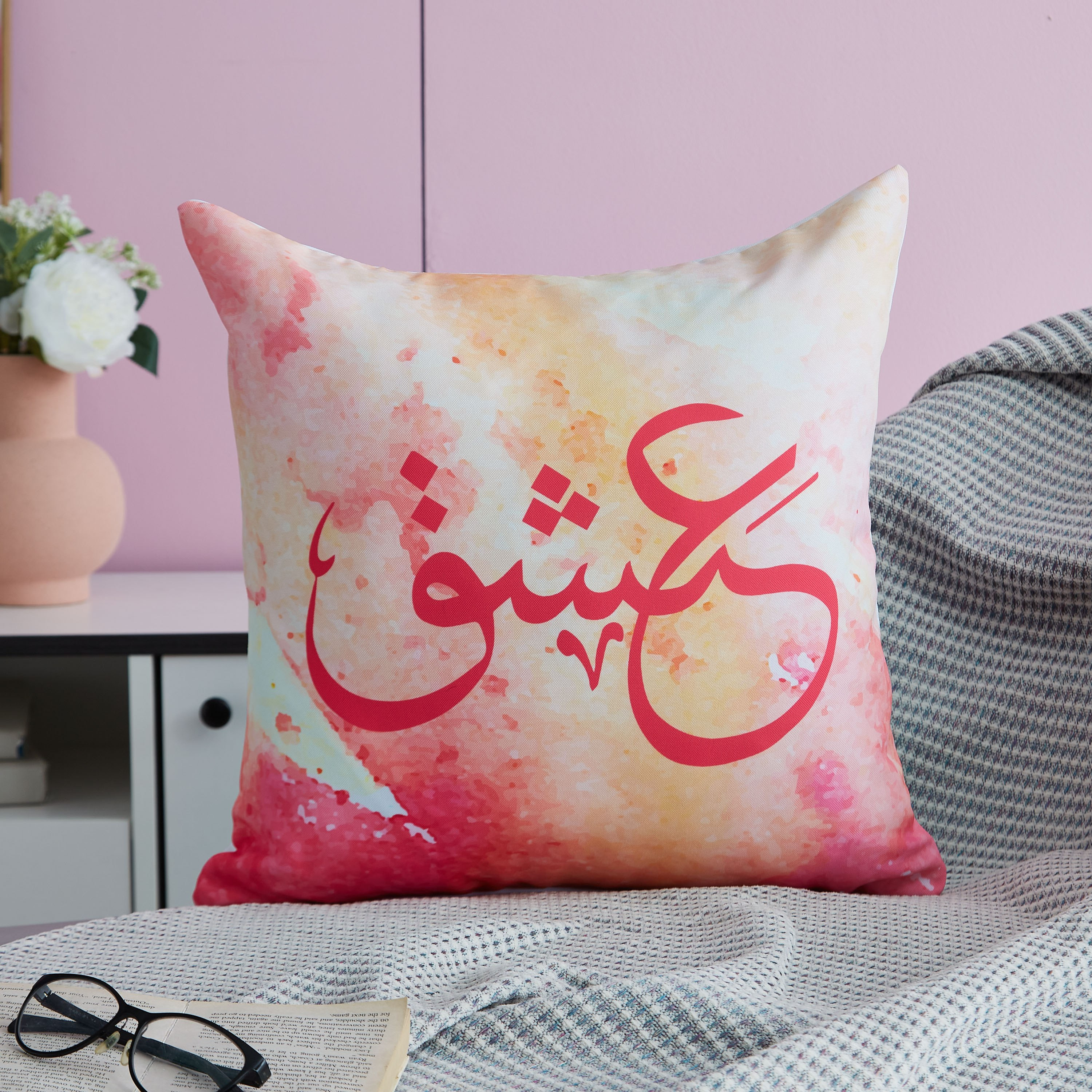 Farfasha Aesh Digital Printed Cushion Cover - 45x45 cm-hbxhomeware-cushionsandcovers-cushioncovers-image-1